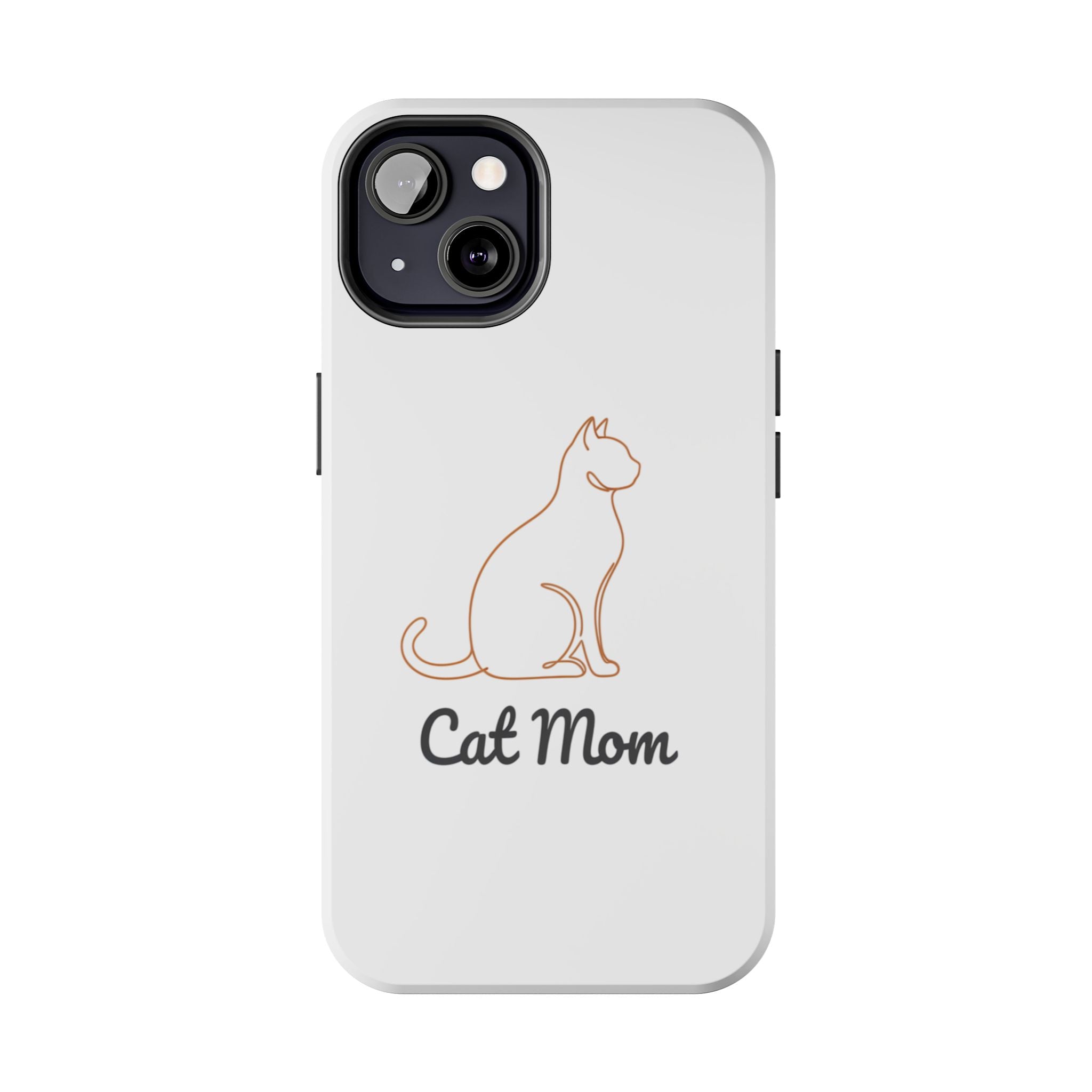 Cat Mom Tough Phone Case — Durable Protective Phone Cover for Cat Lovers