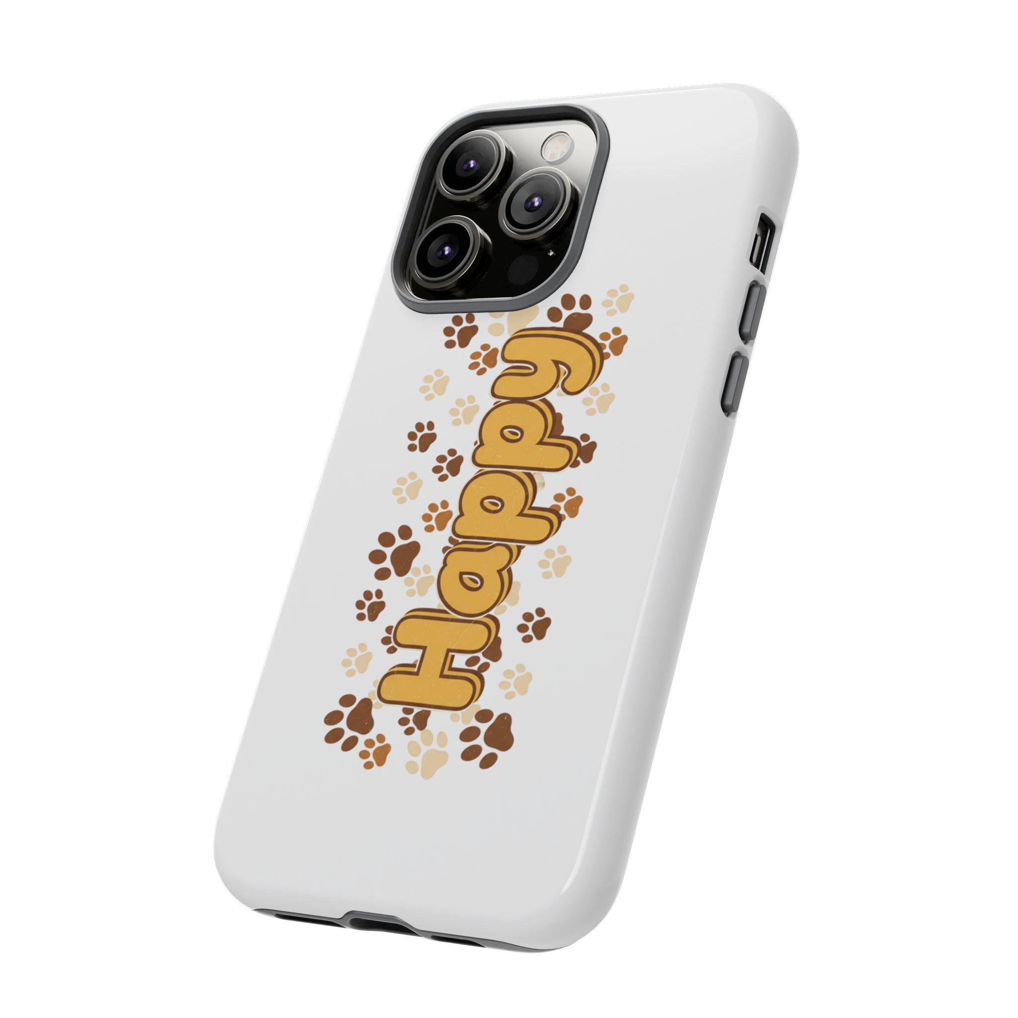 Happy Paw Phone Case — Cute Dog Paw Print iPhone Cover
