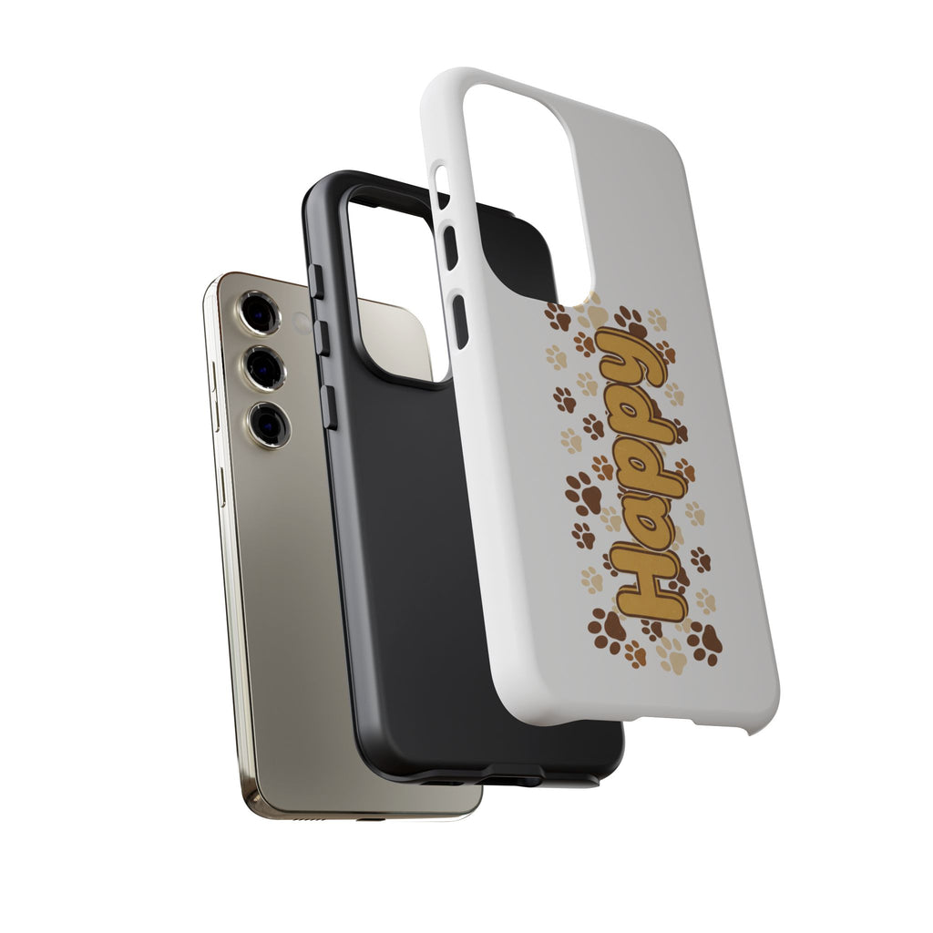 Happy Paw Phone Case — Cute Dog Paw Print iPhone Cover