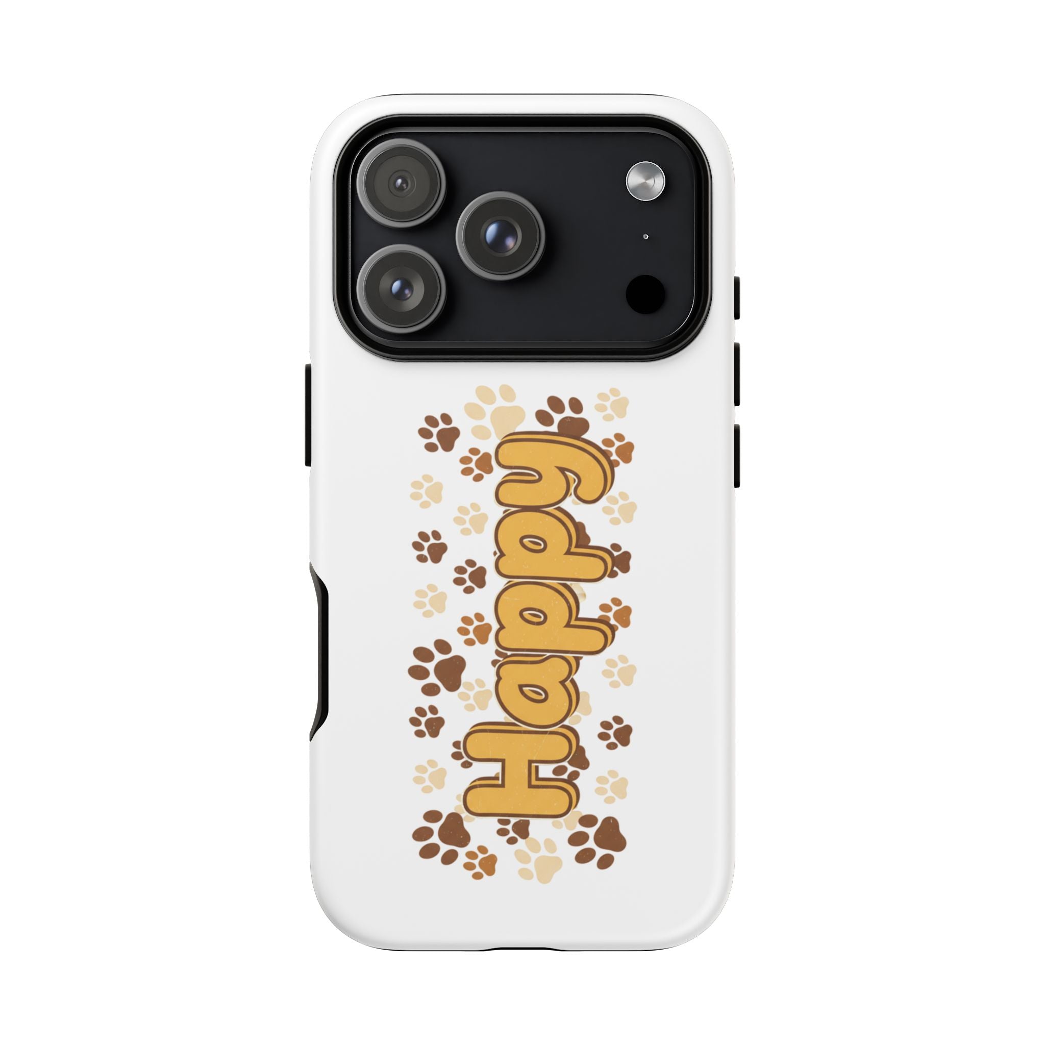 Happy Paw Phone Case — Cute Dog Paw Print iPhone Cover