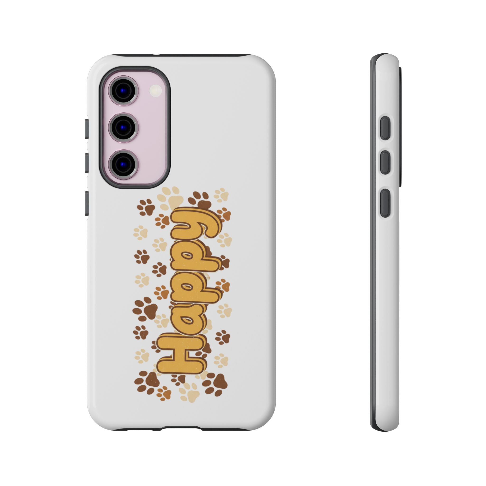 Happy Paw Phone Case — Cute Dog Paw Print iPhone Cover