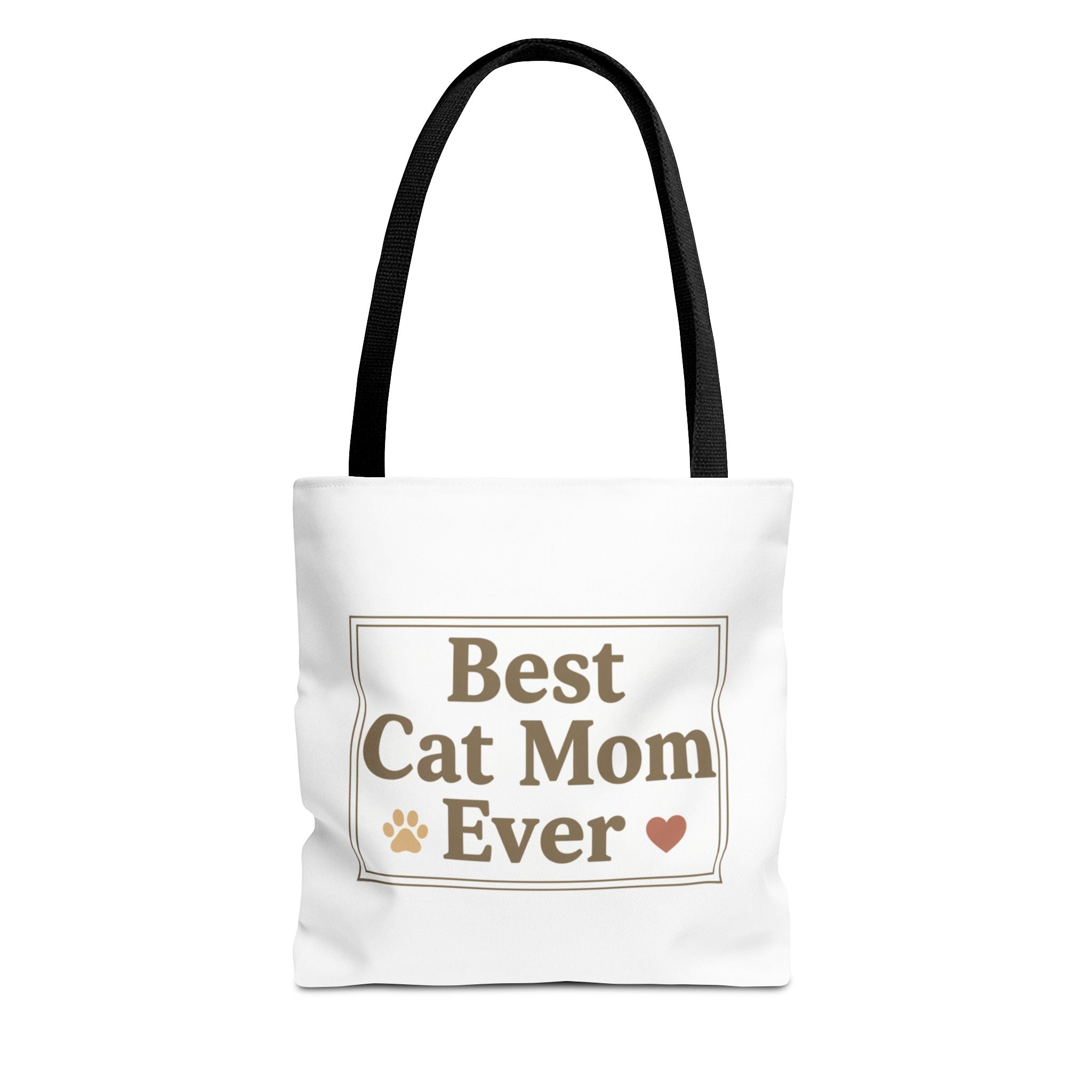 Best Cat Mom Ever Tote Bag — Cute Cat Mom Gift