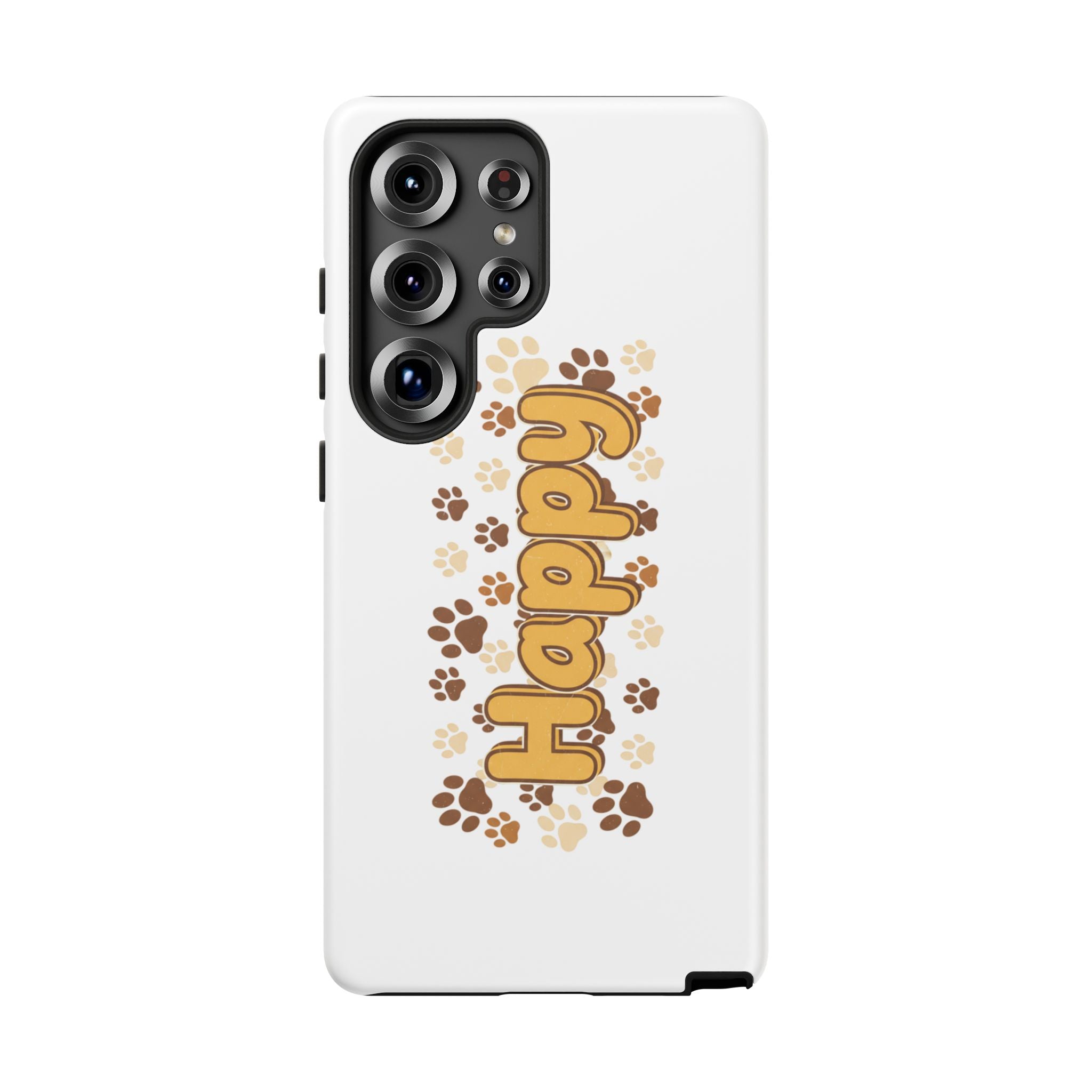 Happy Paw Phone Case — Cute Dog Paw Print iPhone Cover