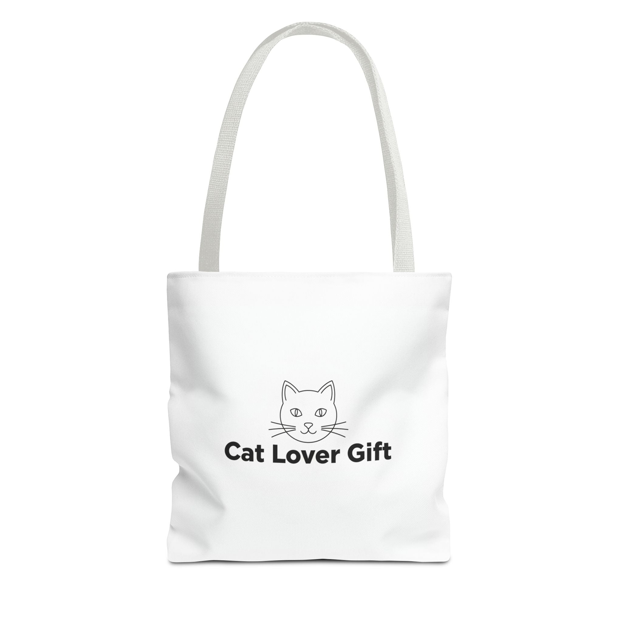 Cat Lover Gift Tote Bag — Cute Cat Design Canvas Tote