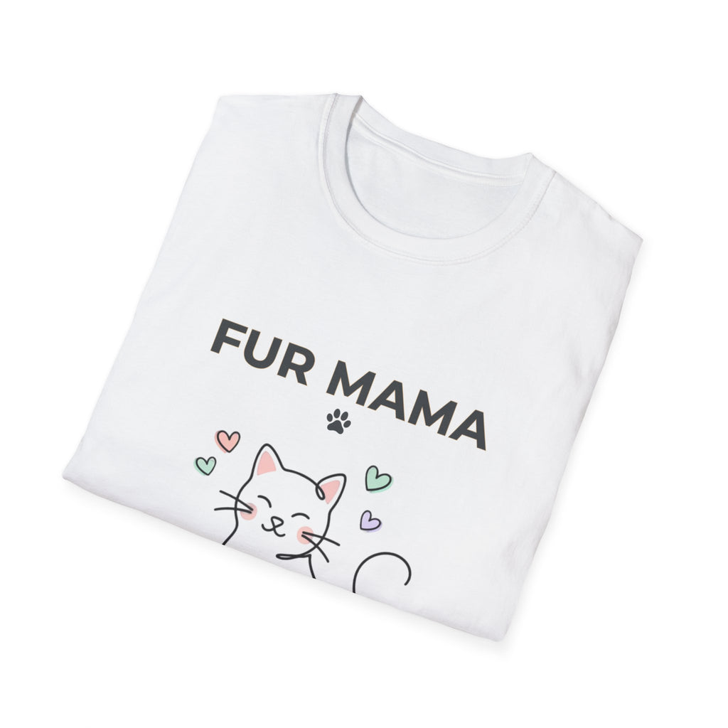 Fur Mama Cat T-Shirt — Cute Cat Mom Graphic Tee