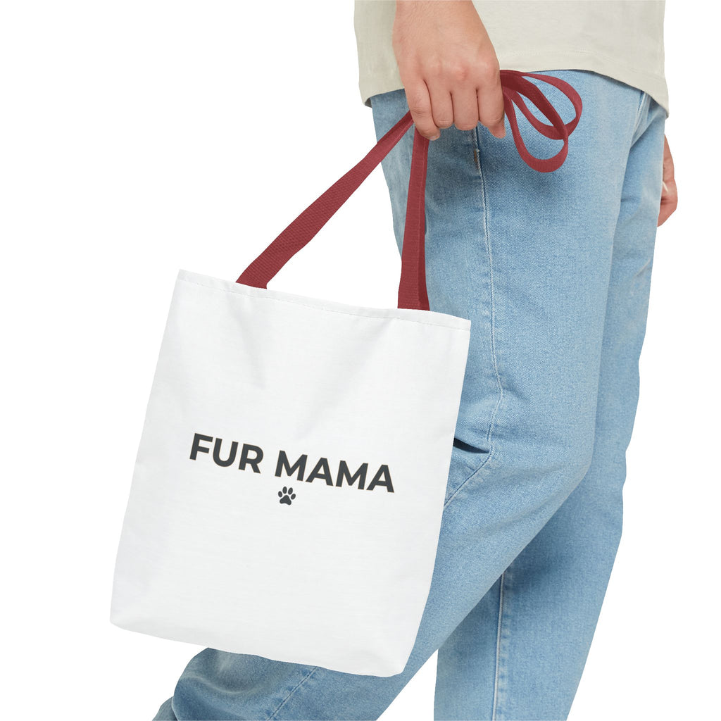Fur Mama Tote Bag — Cute Pet Mom Canvas Carryall