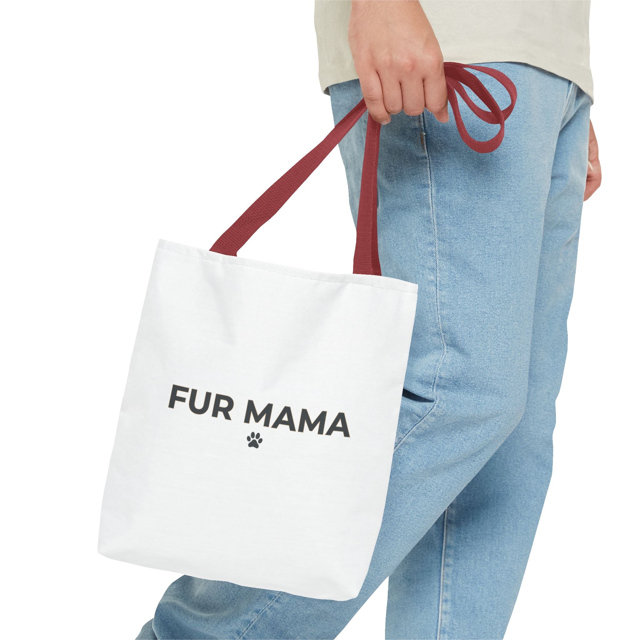 Fur Mama Tote Bag — Cute Pet Mom Canvas Carryall