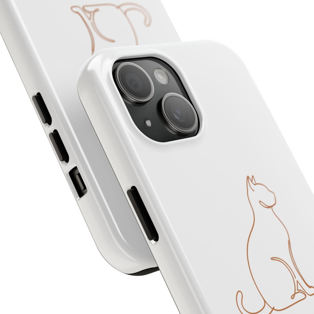 Cat Mom Tough Phone Case — Durable Protective Phone Cover for Cat Lovers