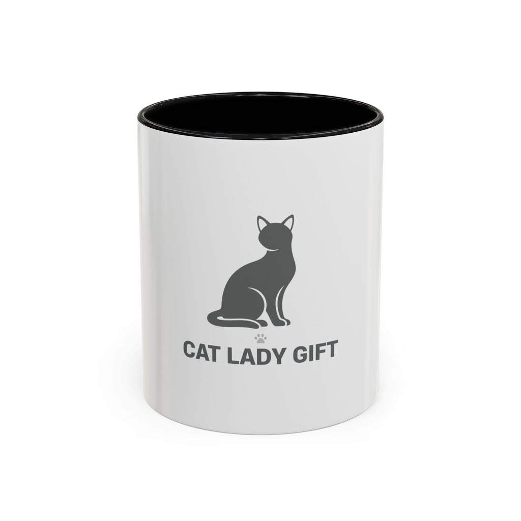 Cat Lady Gift Coffee Mug — Accent 11/15oz
