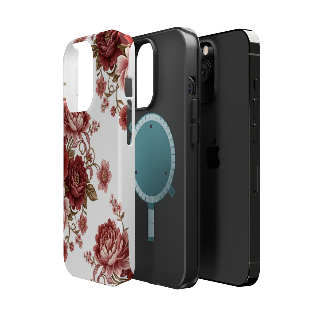 Floral Rose Magnetic Impact Phone Case