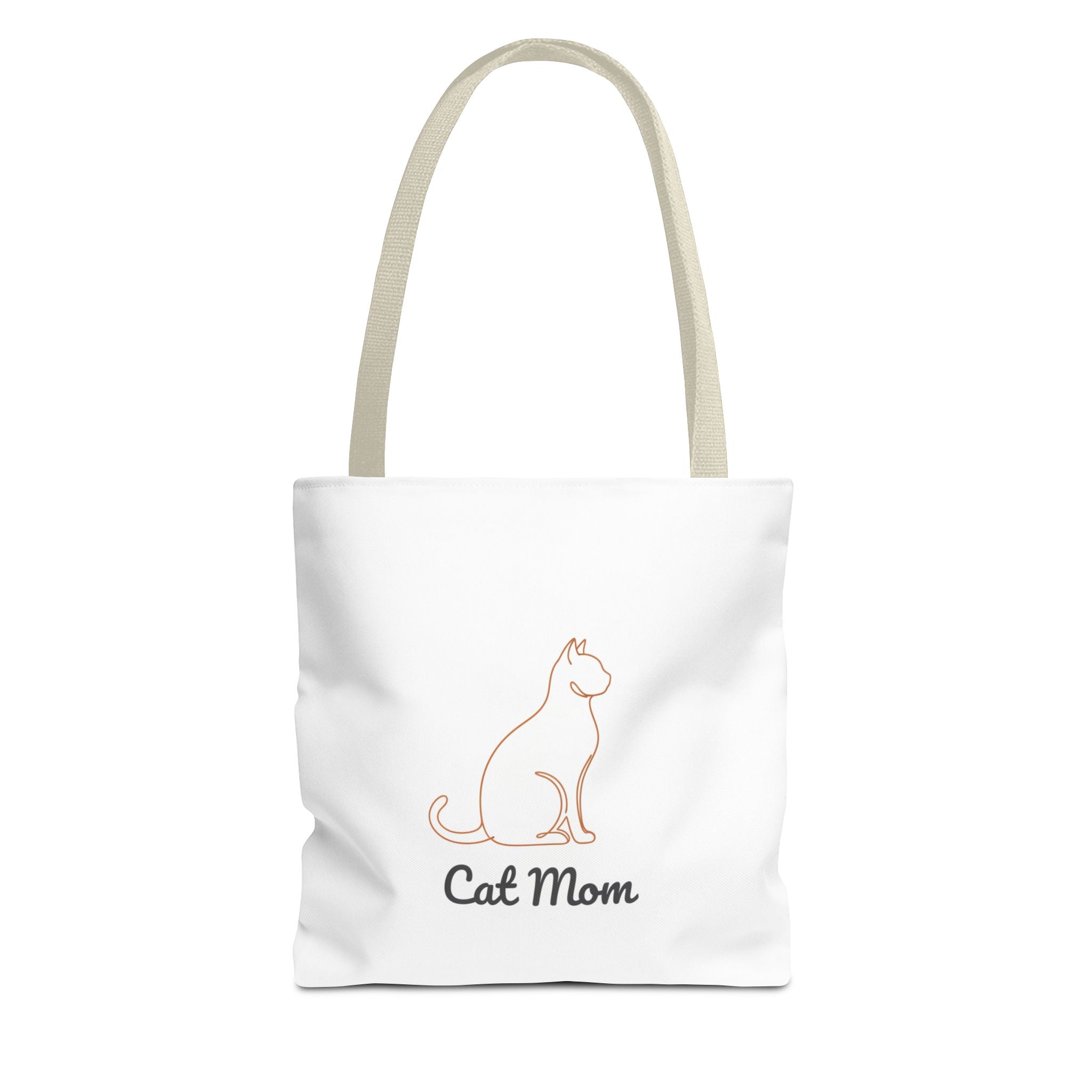Cat Mom Tote Bag – Cute Cat Mom Canvas Carryall