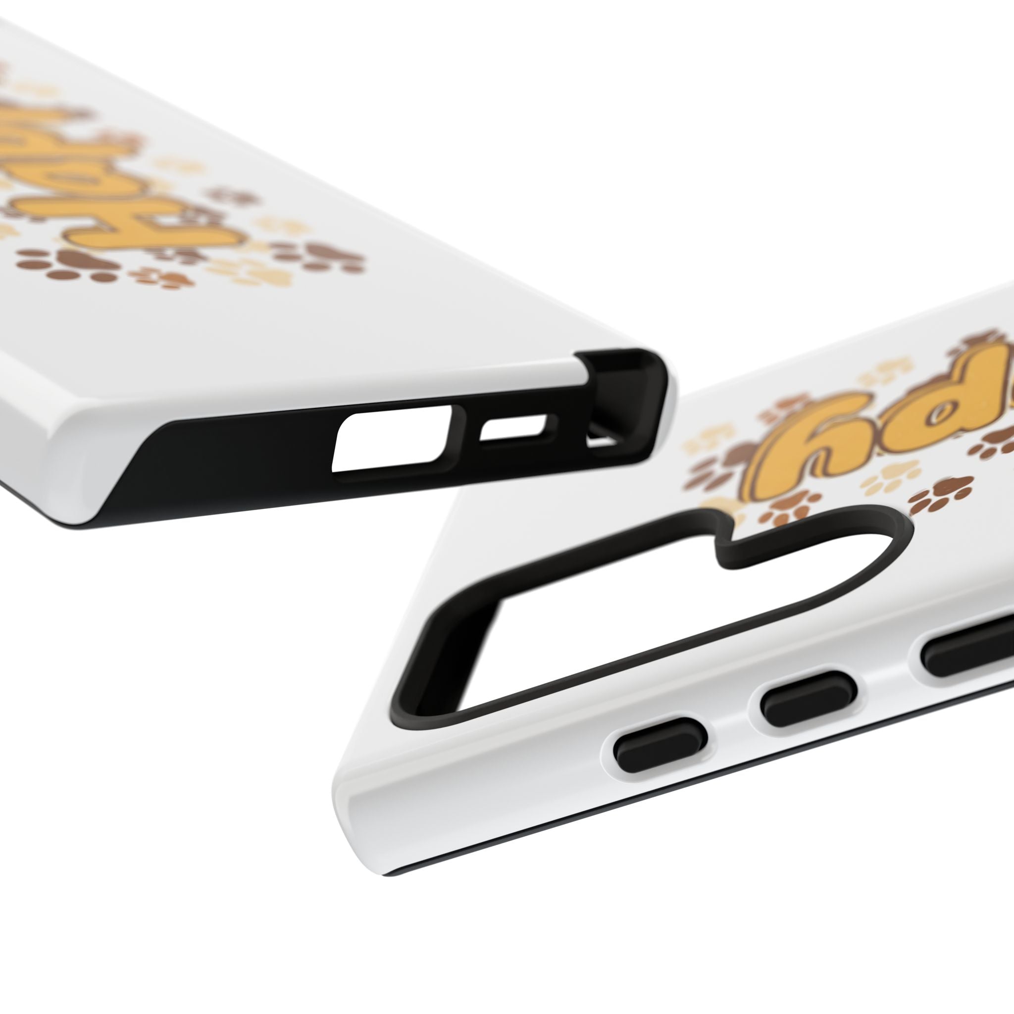 Happy Paw Phone Case — Cute Dog Paw Print iPhone Cover