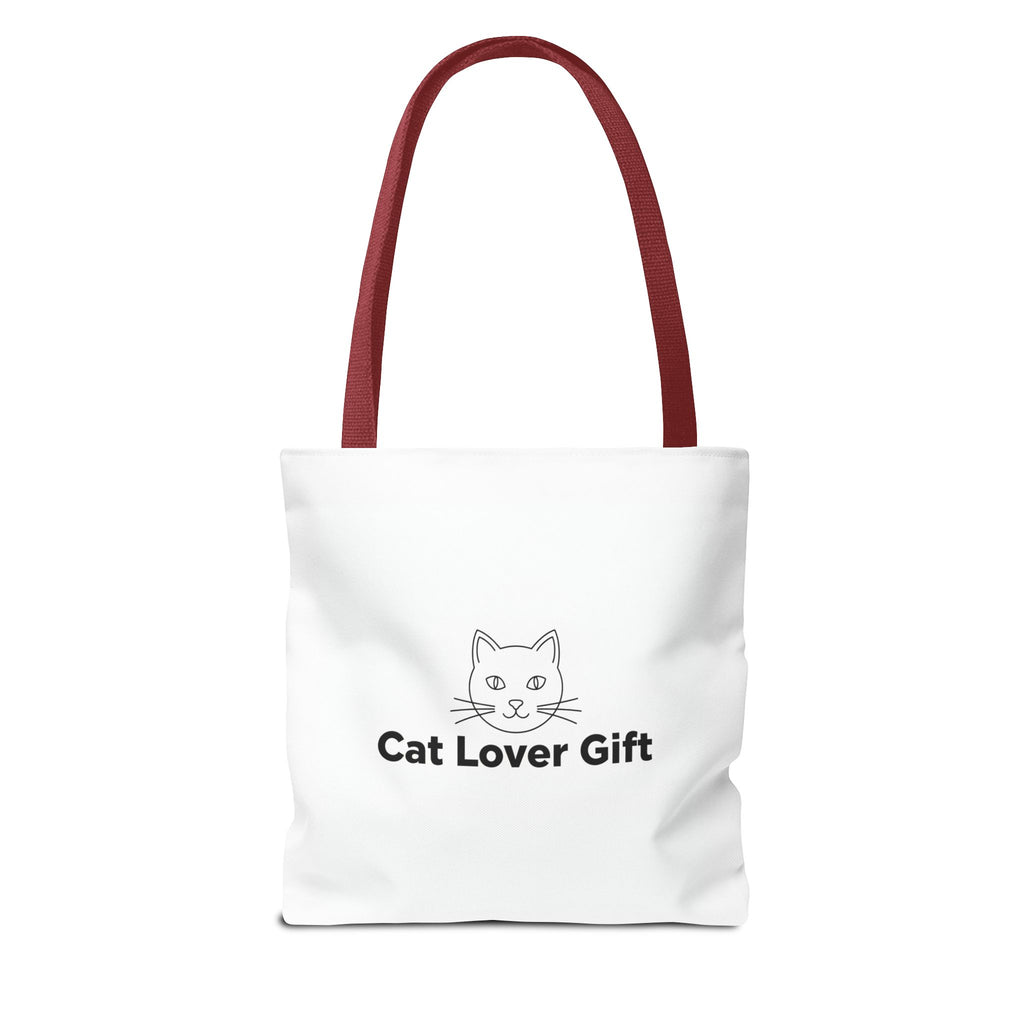 Cat Lover Gift Tote Bag — Cute Cat Design Canvas Tote