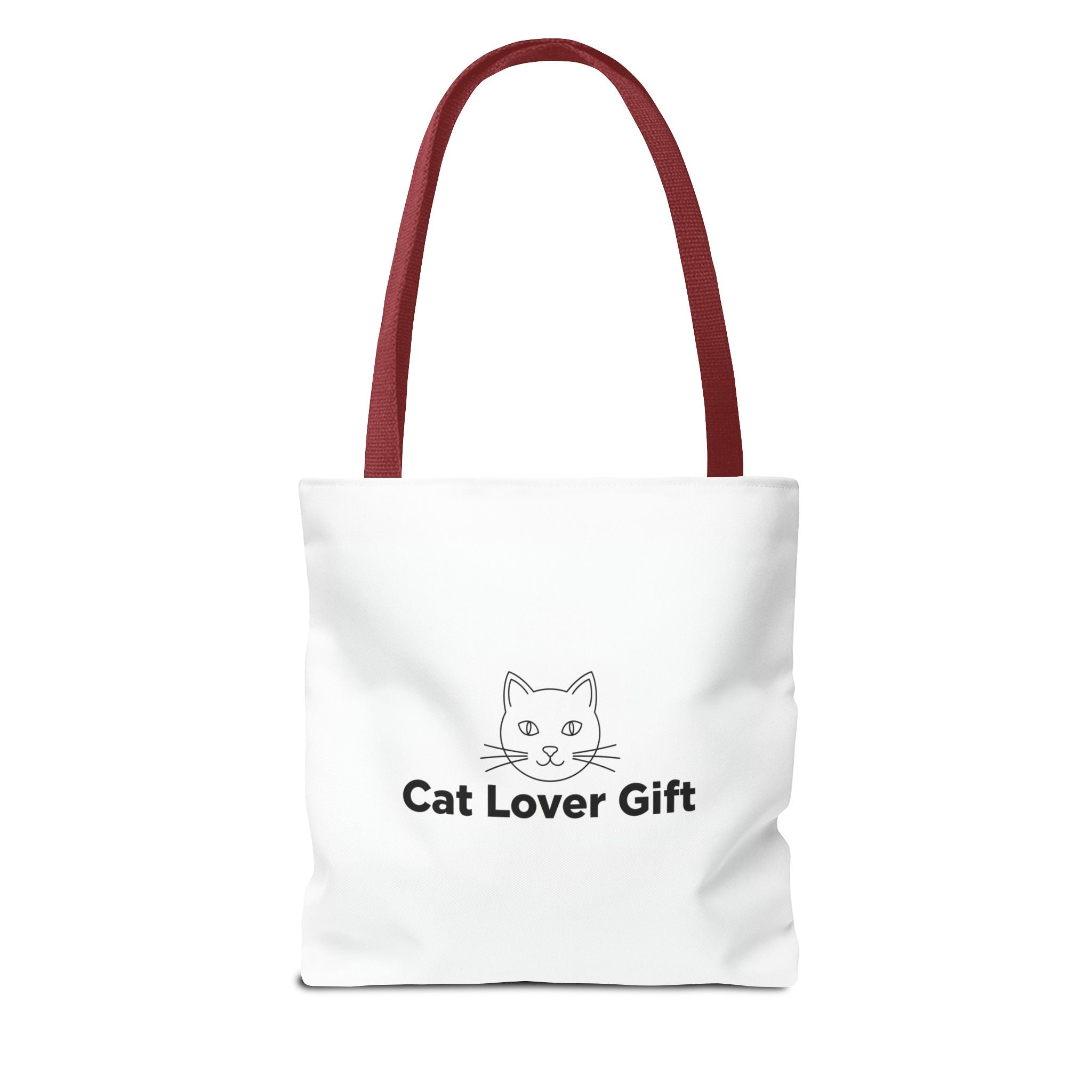 Cat Lover Gift Tote Bag — Cute Cat Design Canvas Tote