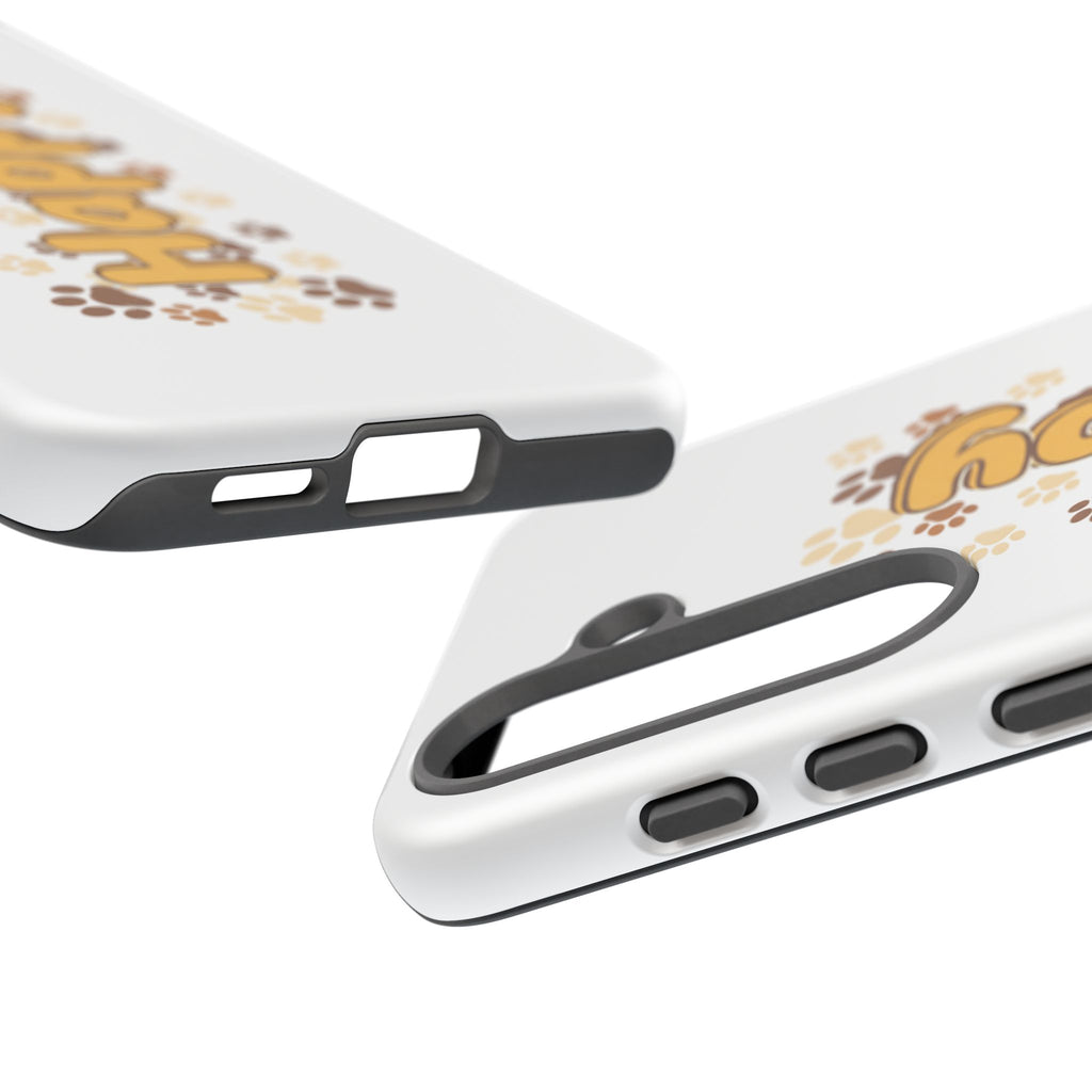 Happy Paw Phone Case — Cute Dog Paw Print iPhone Cover