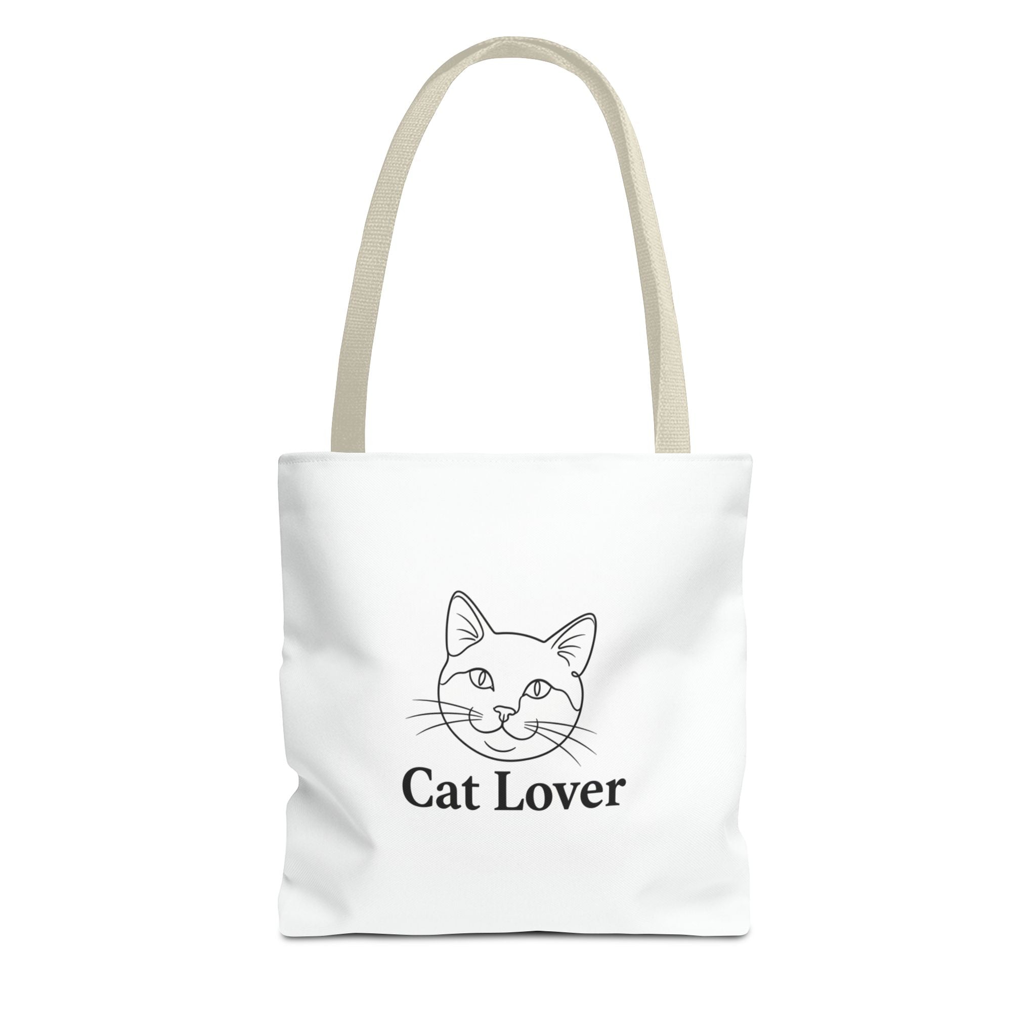 Cat Lover  Tote Bag — Cute Cat Design Canvas Tote