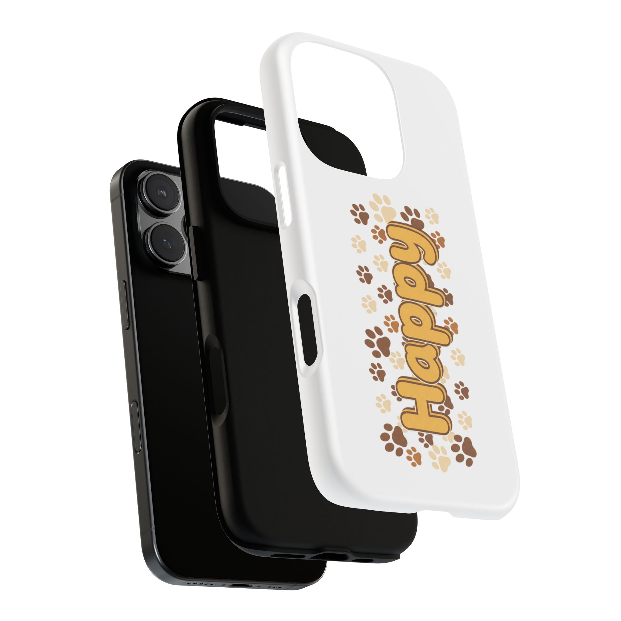 Happy Paw Phone Case — Cute Dog Paw Print iPhone Cover