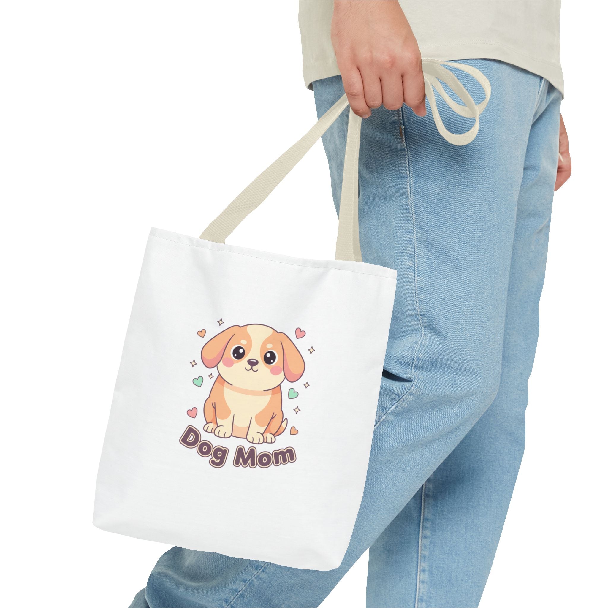 Dog Mom Tote Bag – Cute Dog Mom Canvas Carryall