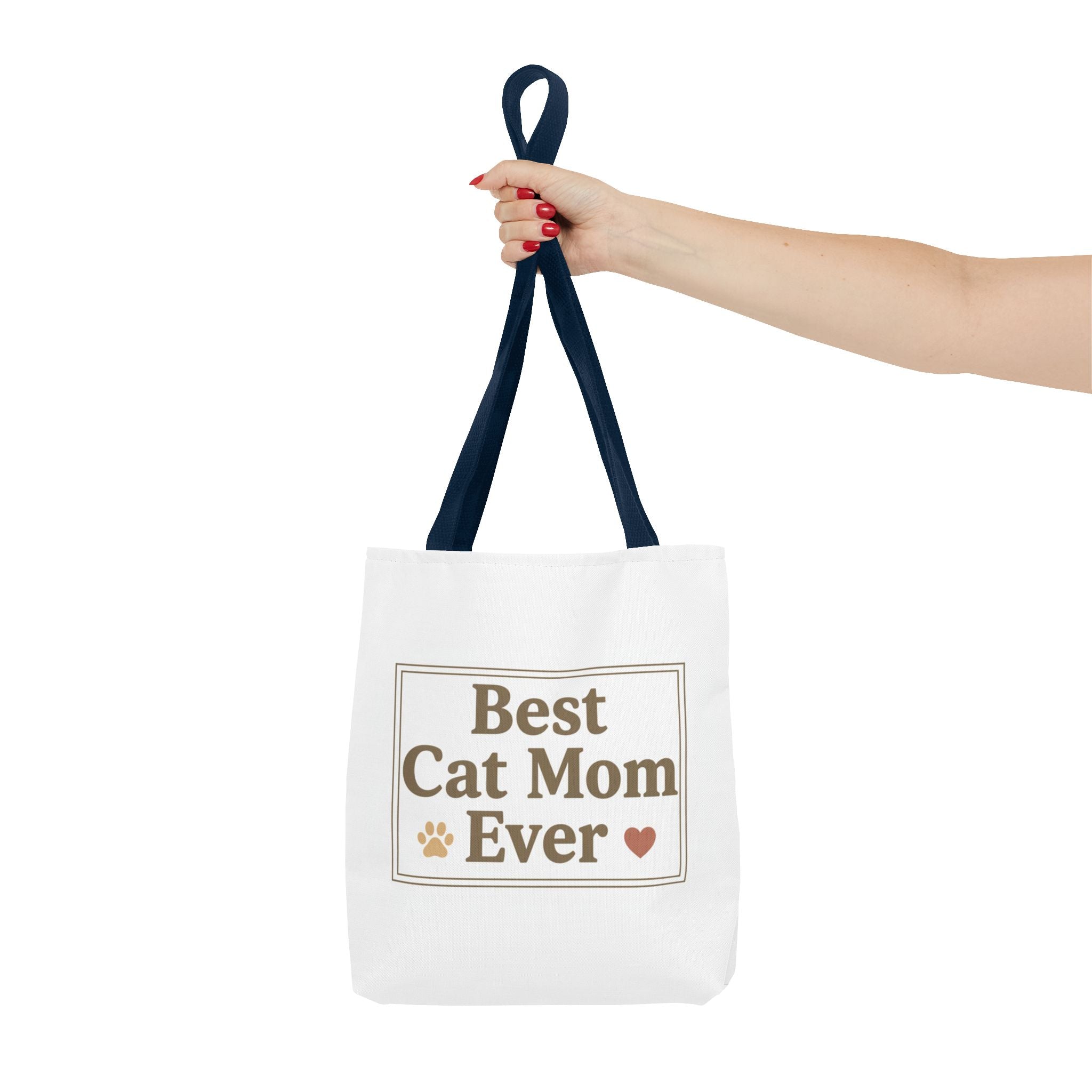 Best Cat Mom Ever Tote Bag — Cute Cat Mom Gift
