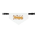 Happy Paw Bandana Collar — Dog & Cat Pet Bandana with "Happy" Paw Print Design