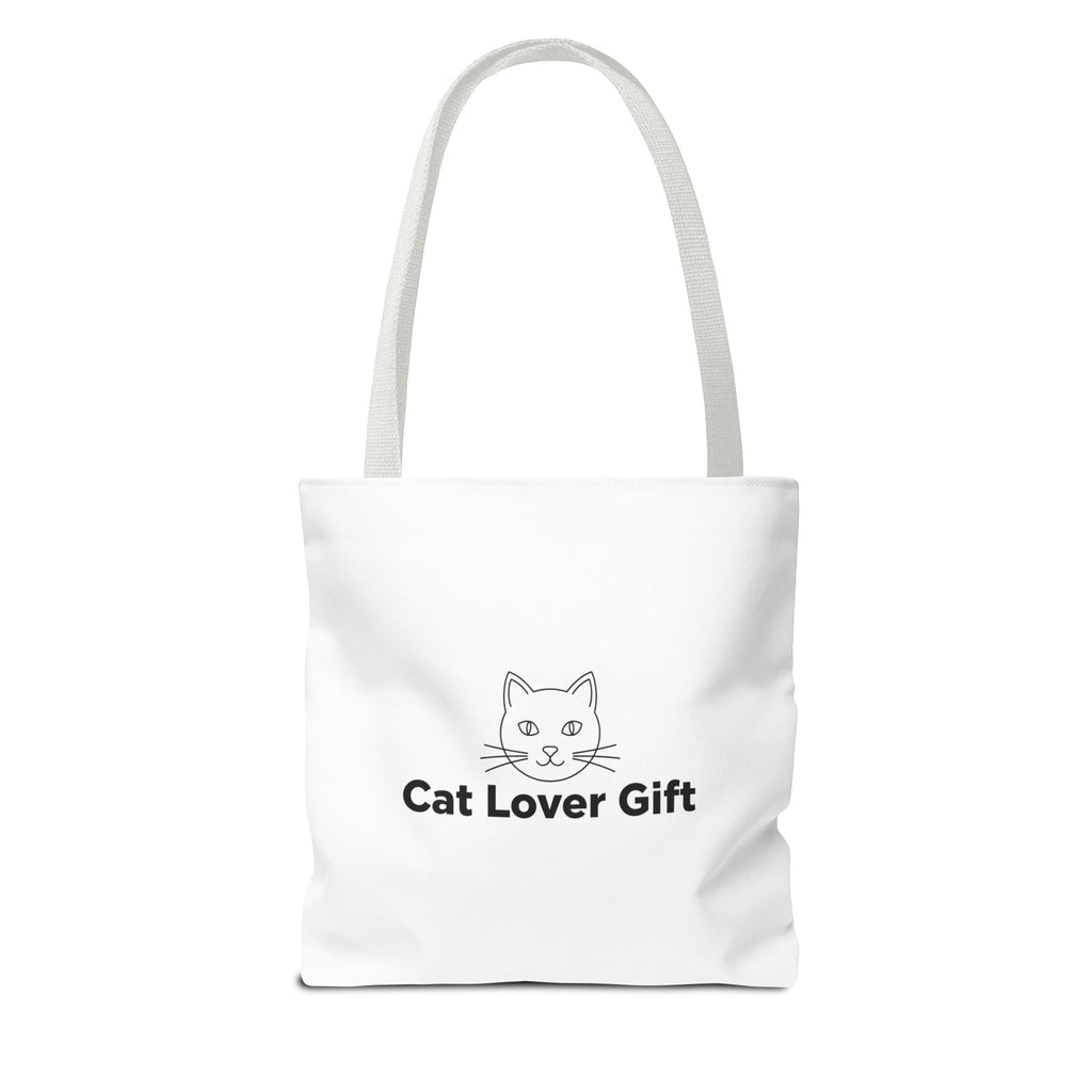 Cat Lover Gift Tote Bag — Cute Cat Design Canvas Tote