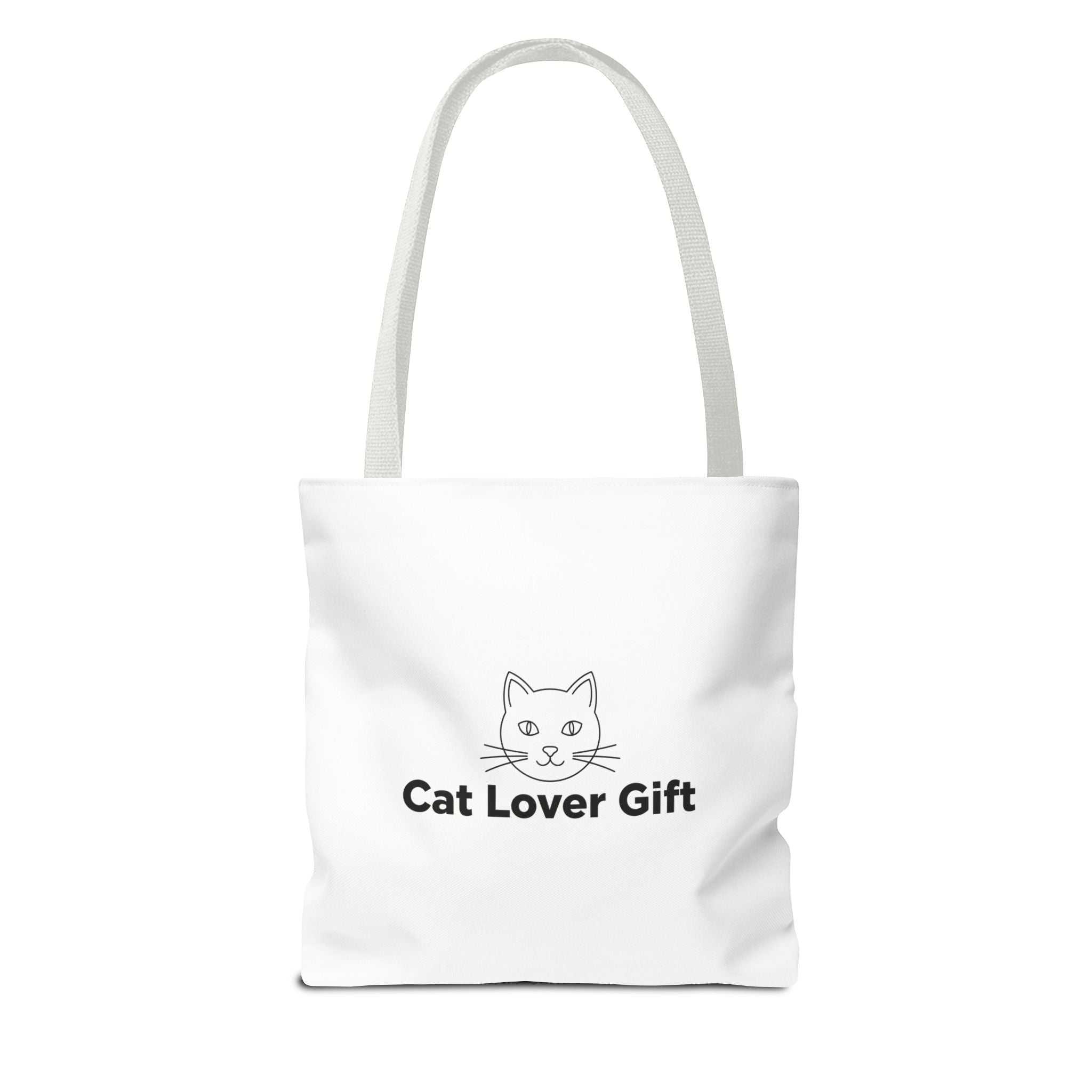 Cat Lover Gift Tote Bag — Cute Cat Design Canvas Tote