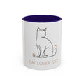 Cat Lover Mug — Minimal Line Art Coffee Cup (11oz & 15oz)