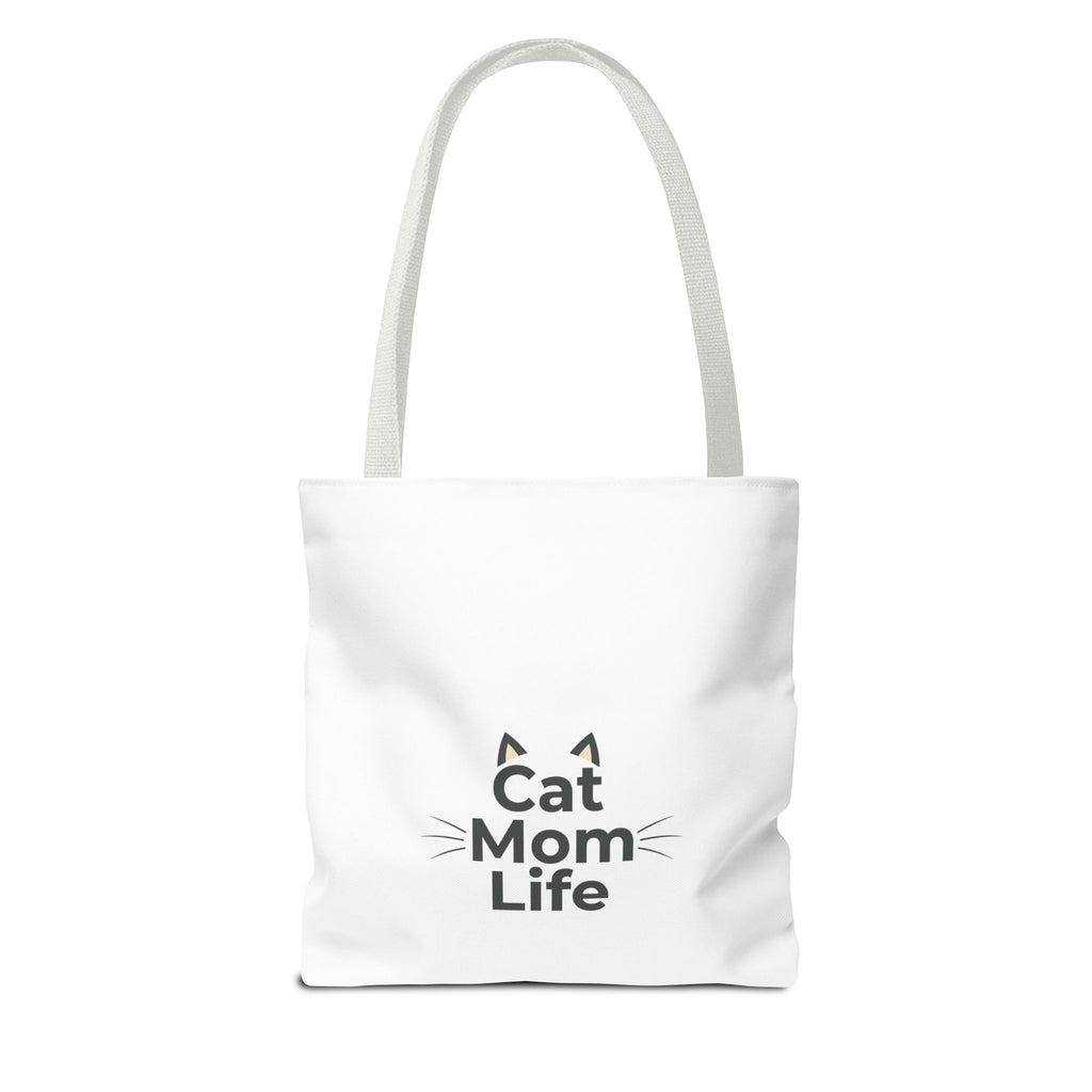 Cat Mon Life Tote Bag — Cute Cat Mom Tote for Everyday Use
