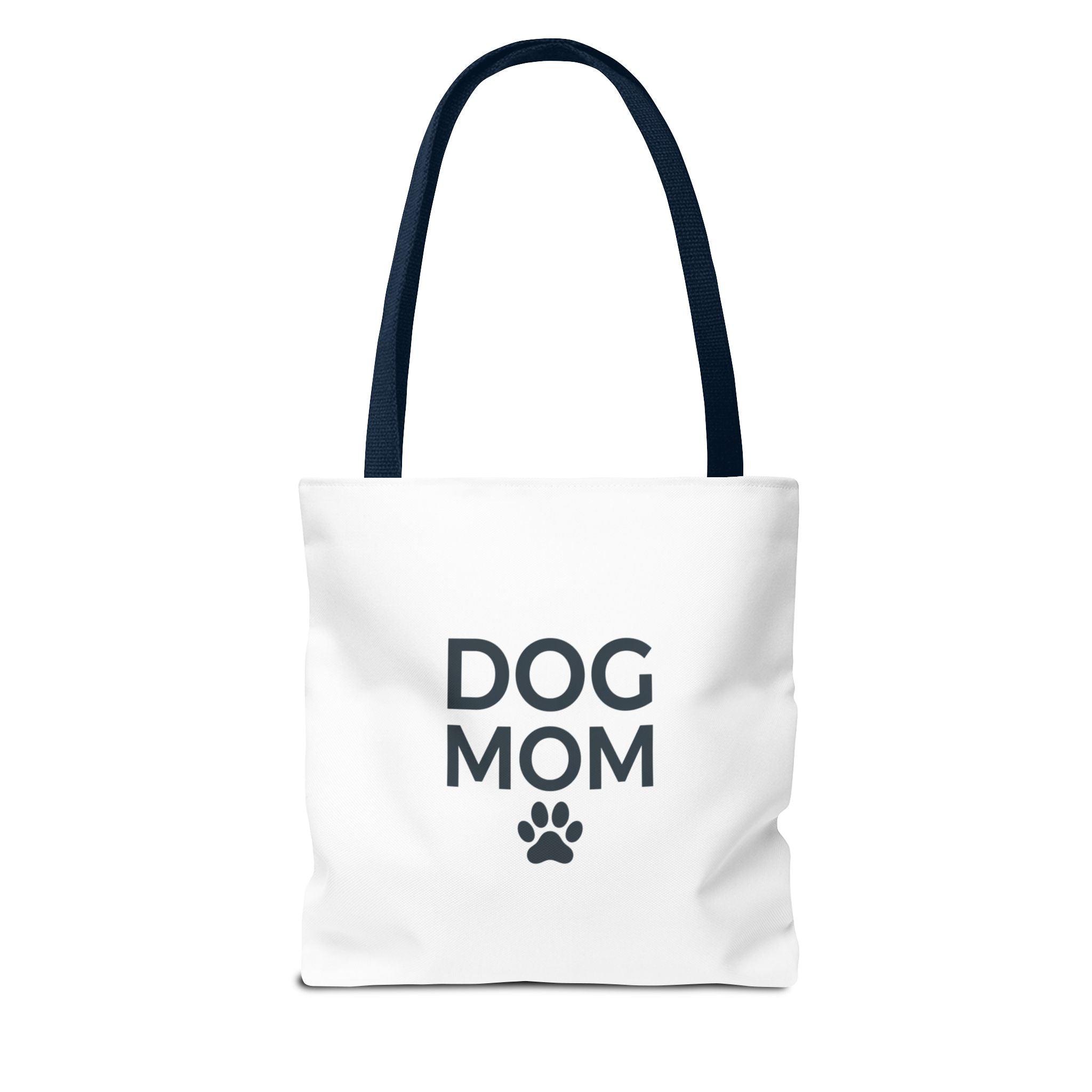 Dog Mom Tote Bag — Cute 'Dog Mom' All-Over Print Canvas Tote