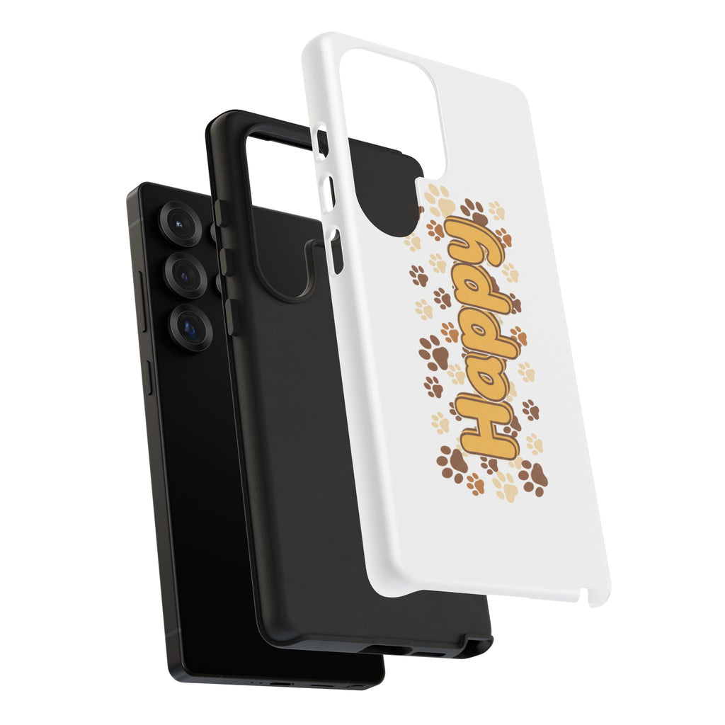 Happy Paw Phone Case — Cute Dog Paw Print iPhone Cover