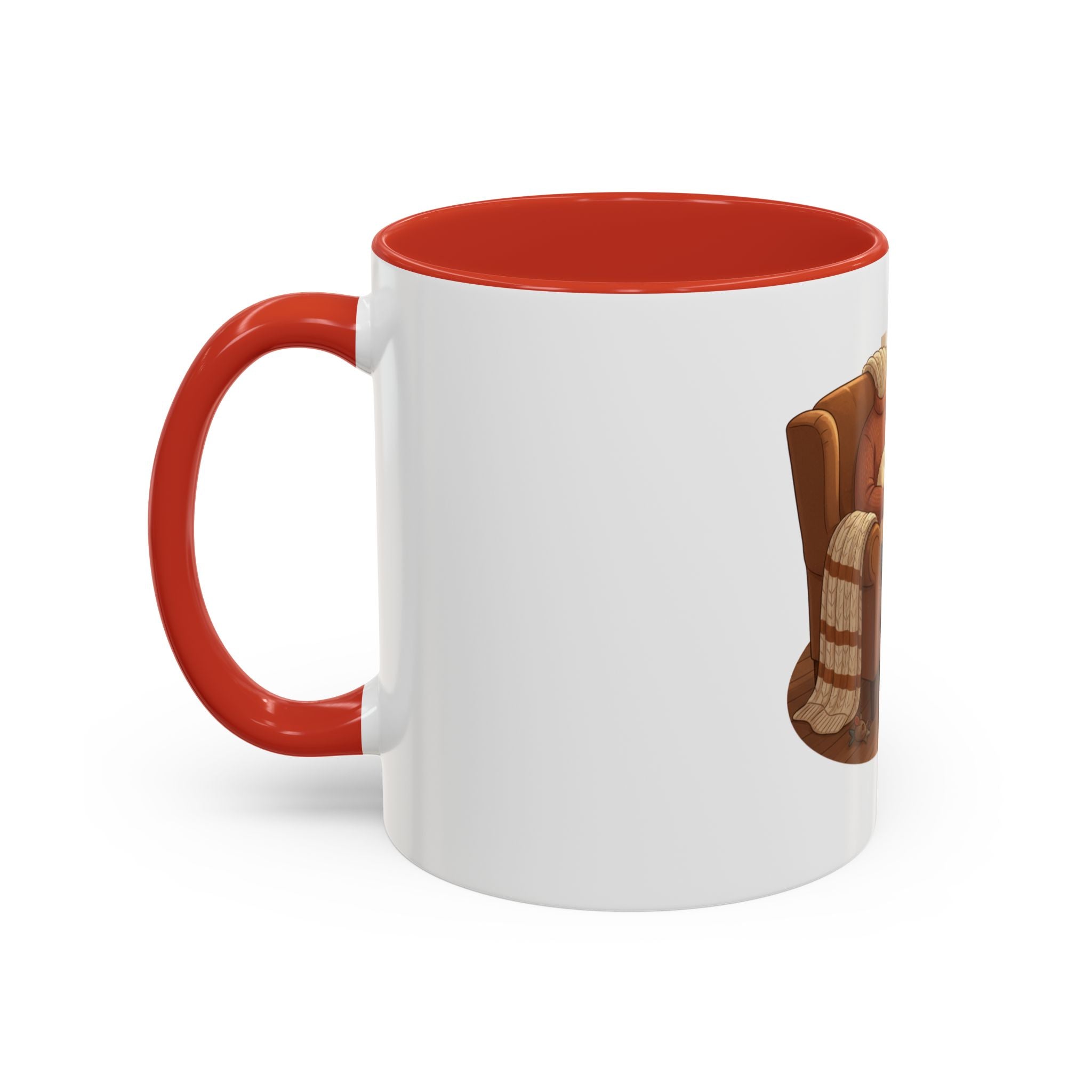 Cozy Pet Lover Mug – Ceramic Accent Mug with Dog Illustration, Warm Home Coffee Cup, 11oz & 15oz