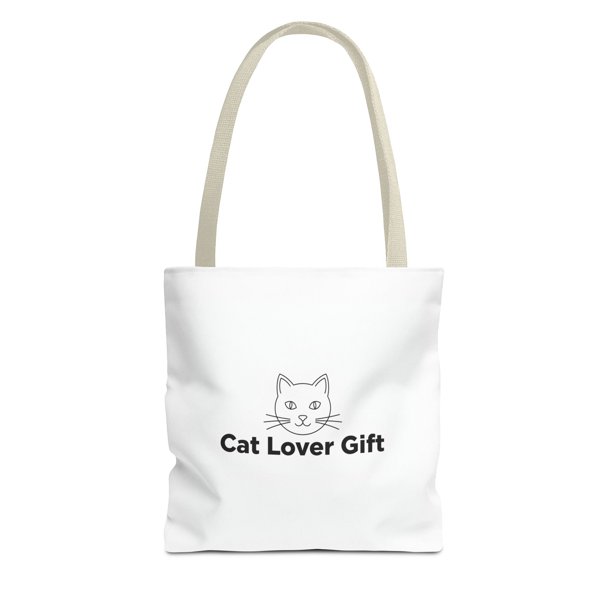 Cat Lover Gift Tote Bag — Cute Cat Design Canvas Tote