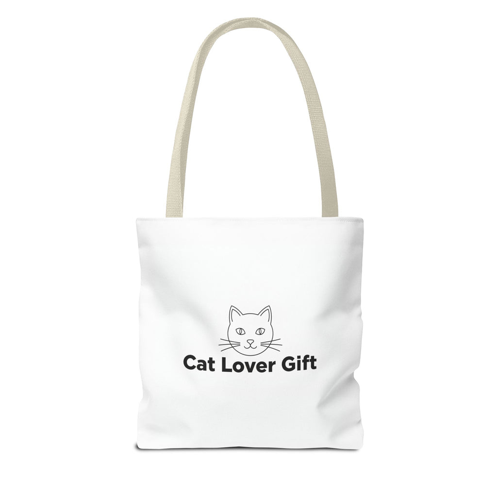 Cat Lover Gift Tote Bag — Cute Cat Design Canvas Tote