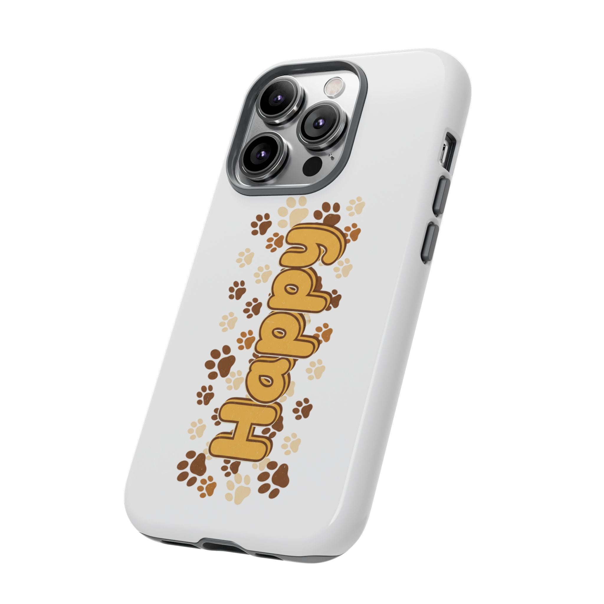 Happy Paw Phone Case — Cute Dog Paw Print iPhone Cover