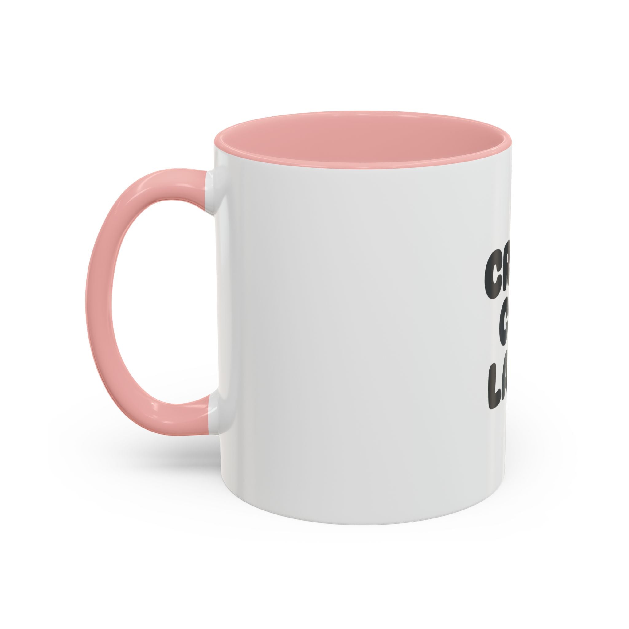 Crazy Cat Lady Accent Coffee Mug – Cute Cat Paw Typography 11/15oz