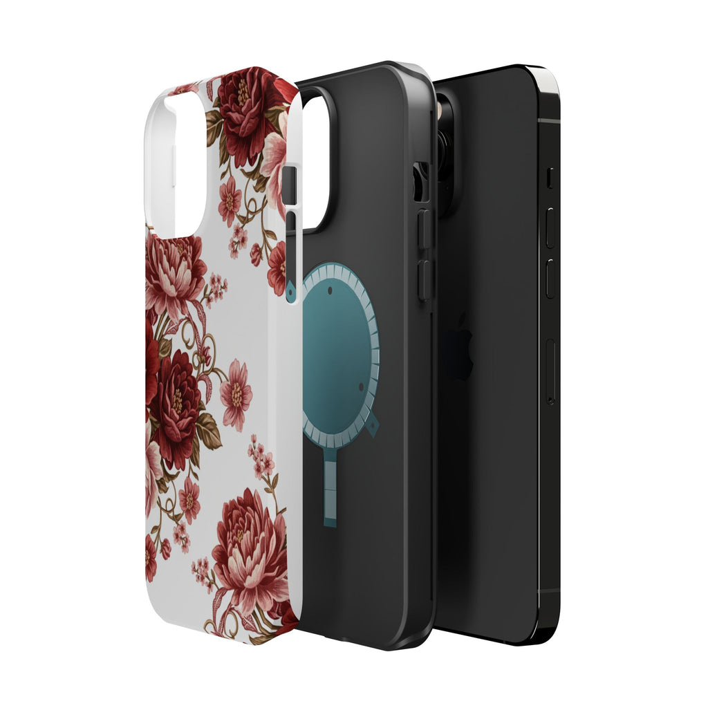 Floral Rose Magnetic Impact Phone Case