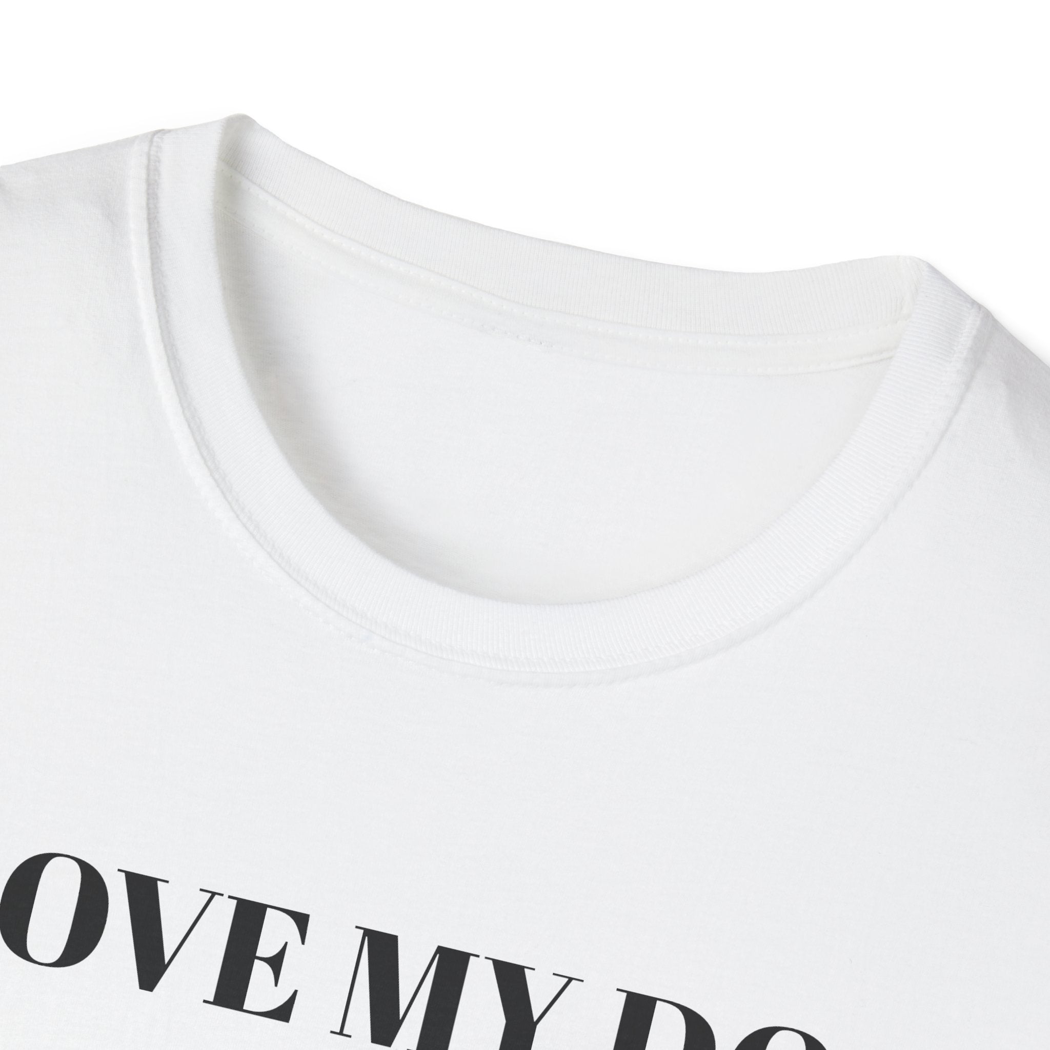 I Love My Dog T-Shirt — Cute Pet Portrait Tee for Dog Lovers