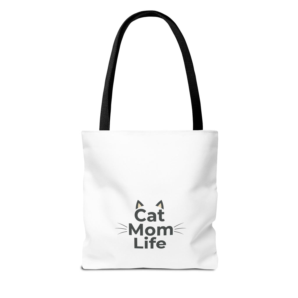 Cat Mon Life Tote Bag — Cute Cat Mom Tote for Everyday Use