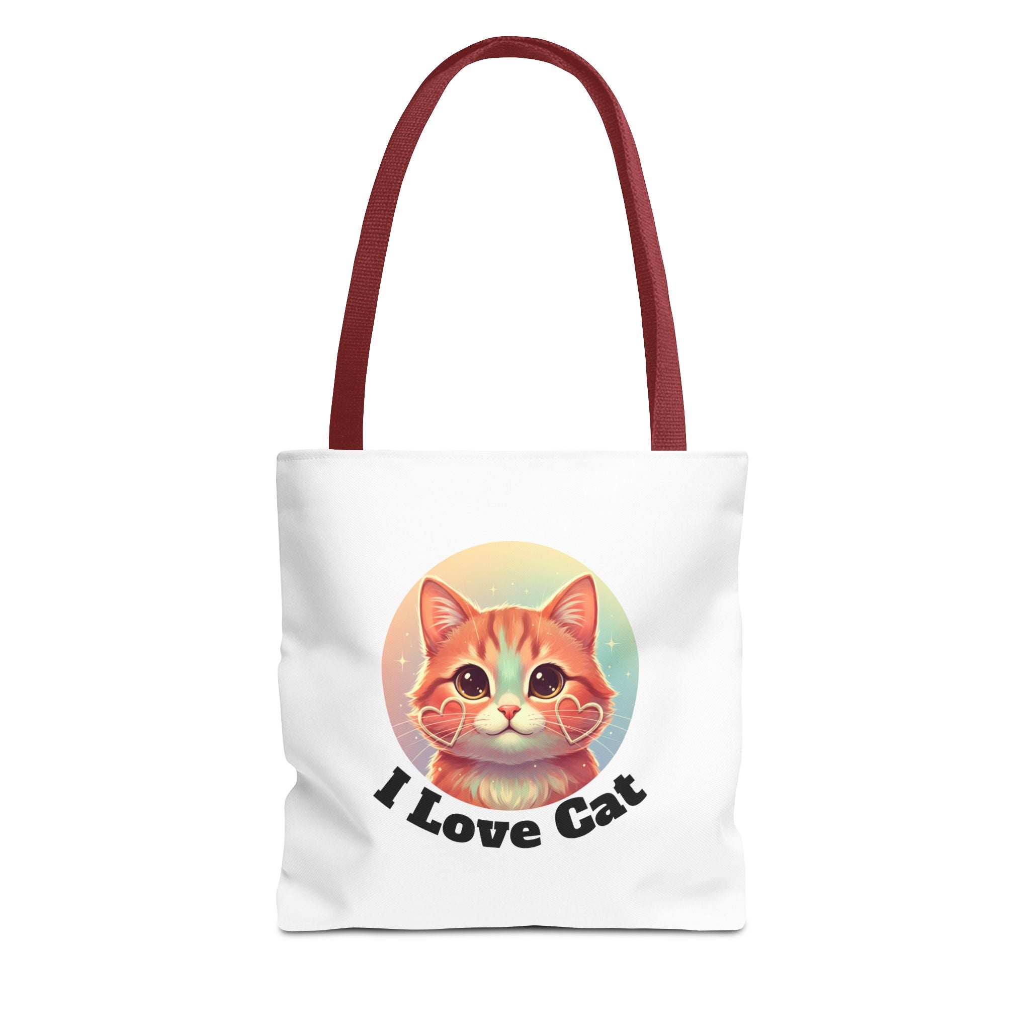 Cat Lover Tote Bag — Cute "I Love Cat" Kitty Canvas Tote