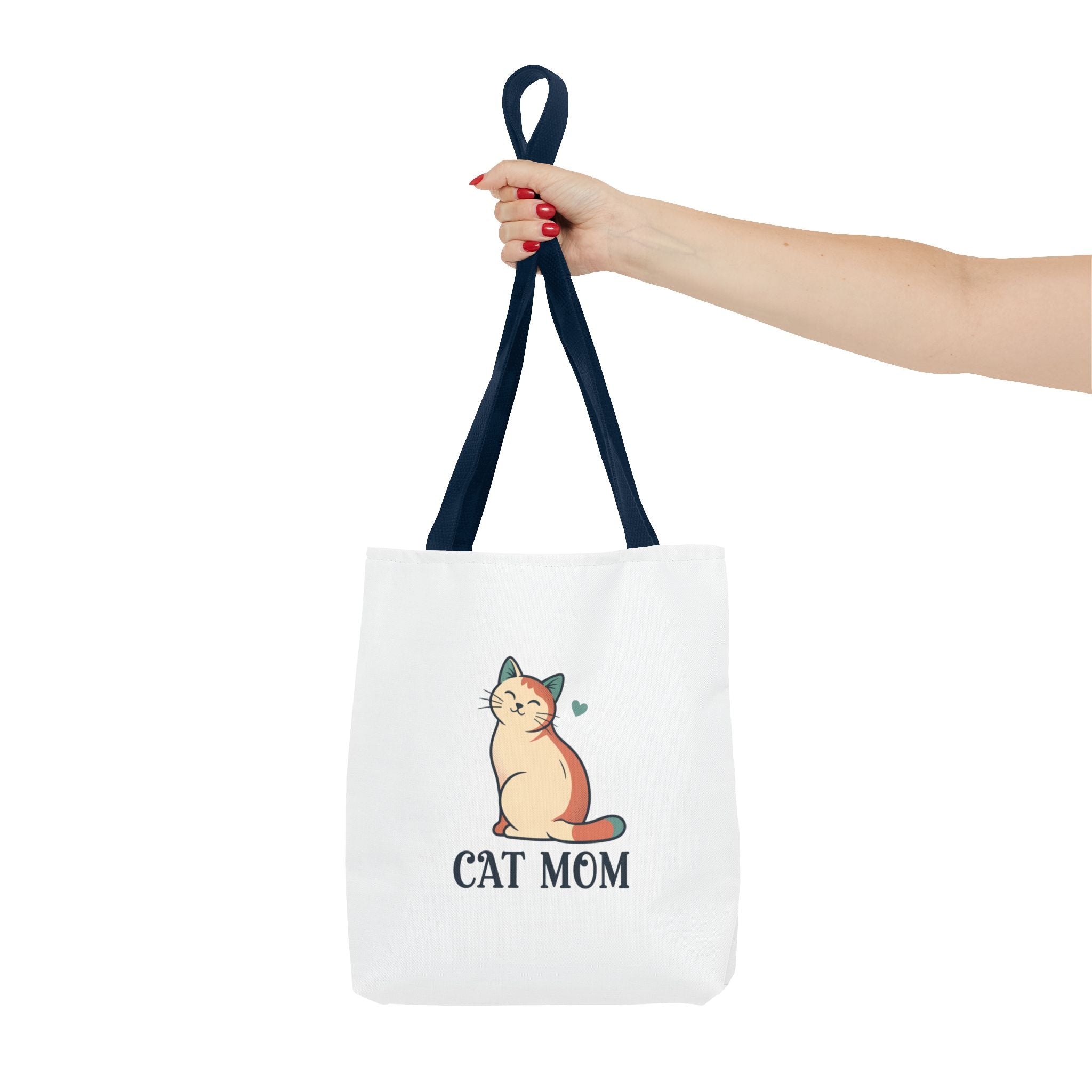 Cat Mom Tote Bag — Cute Cat Mom Canvas Tote for Shopping & Gifts