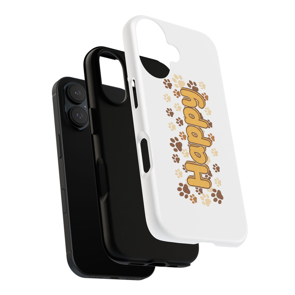 Happy Paw Phone Case — Cute Dog Paw Print iPhone Cover