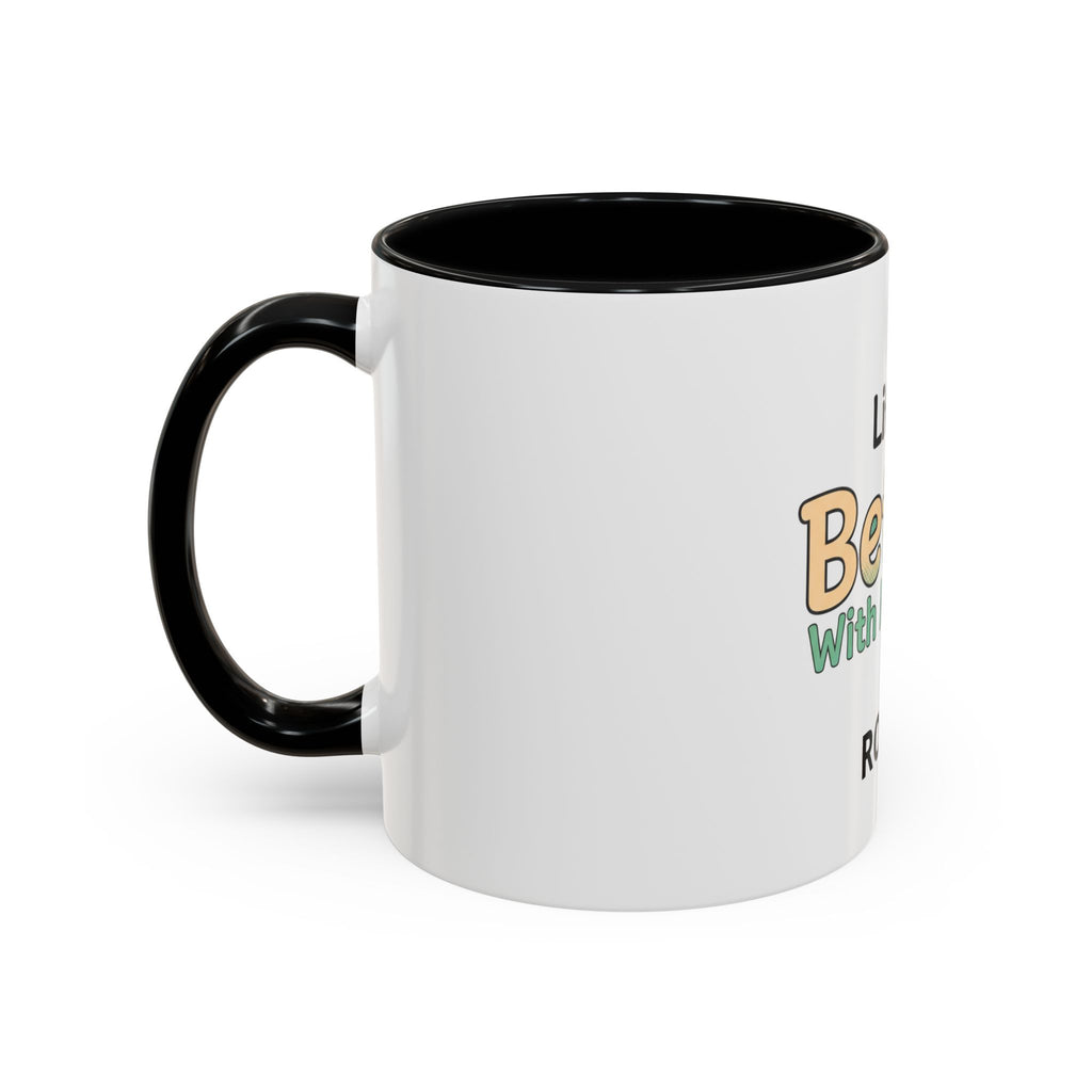 Life Is Better With My Dog On Drup Accent Coffee Mug (11/15oz)