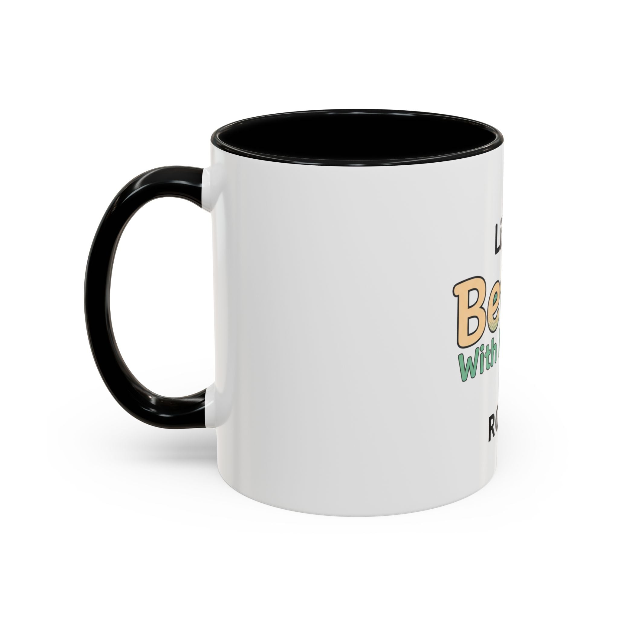 Life Is Better With My Dog On Drup Accent Coffee Mug (11/15oz)