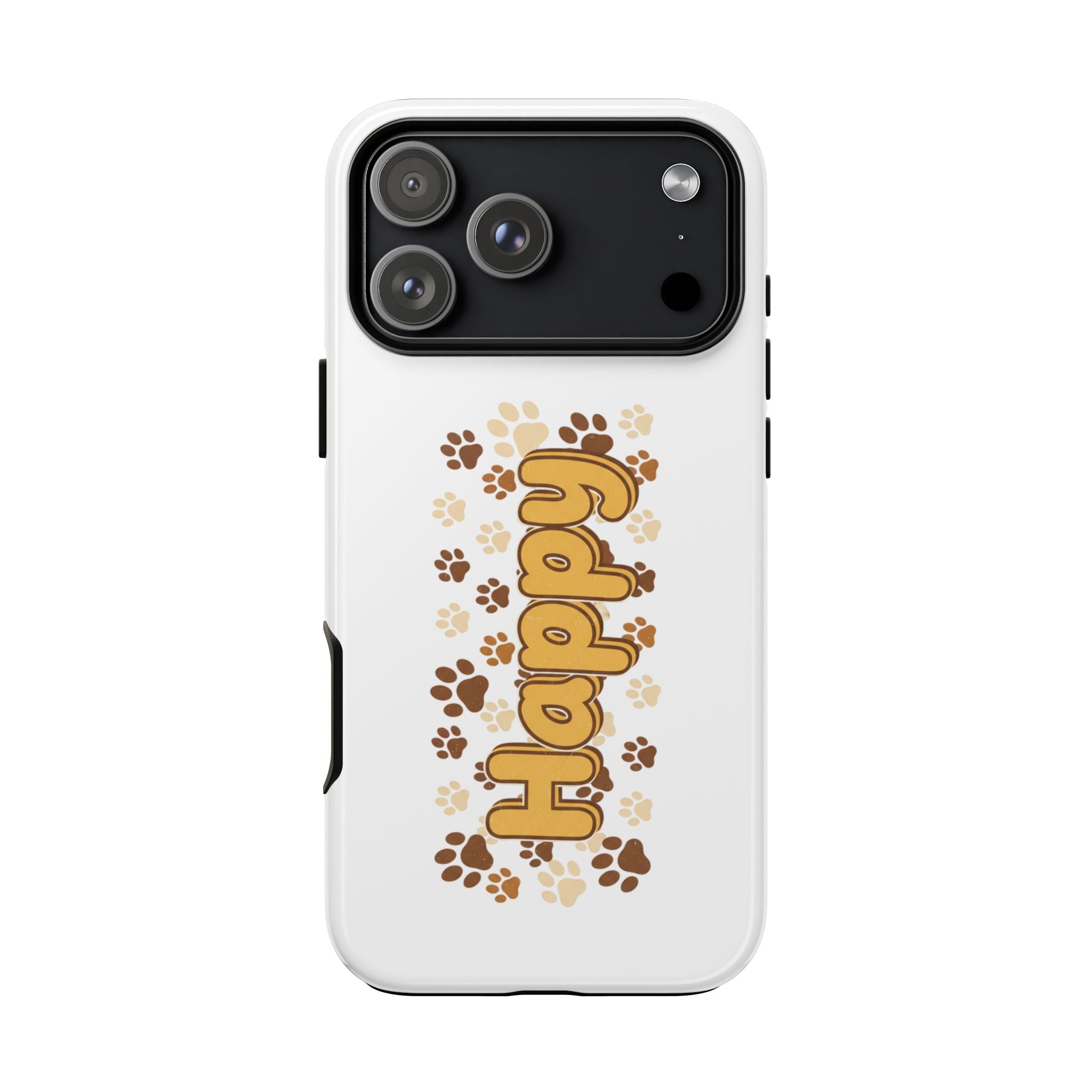 Happy Paw Phone Case — Cute Dog Paw Print iPhone Cover