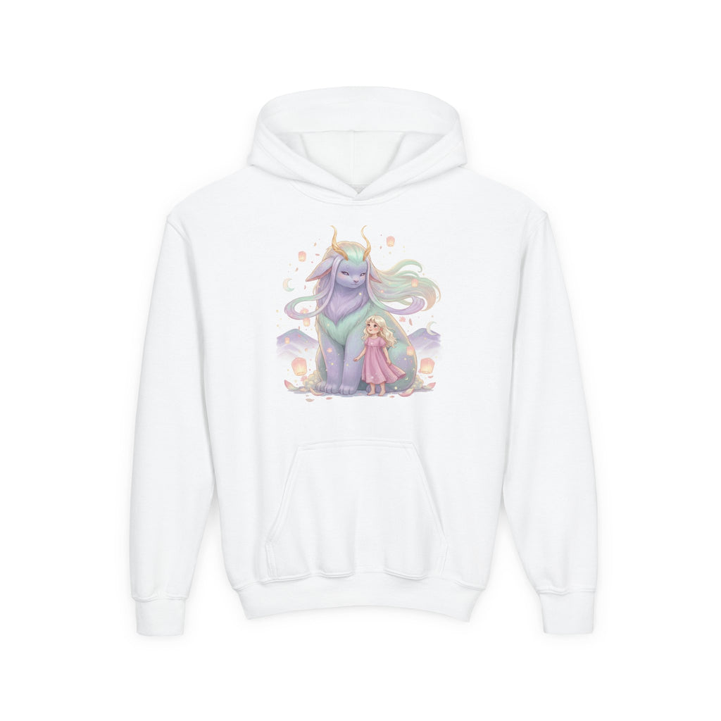 Angel Guardian Hoodie — Youth Magical Creature & Princess Pullover