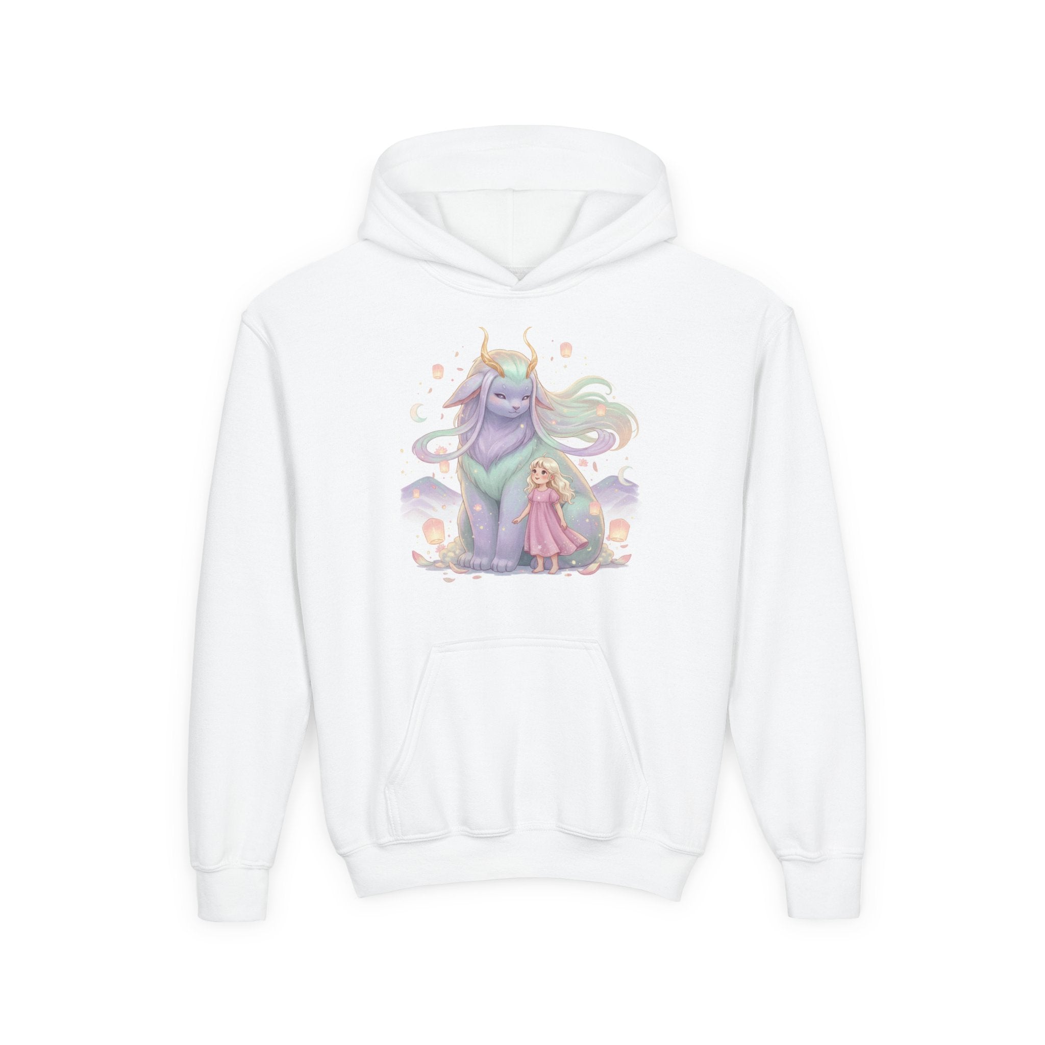Angel Guardian Hoodie — Youth Magical Creature & Princess Pullover