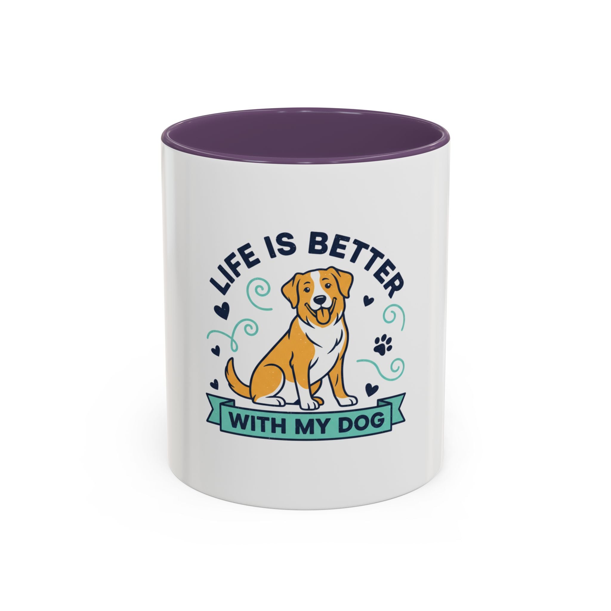 Custom Pet Portrait Mug – Personalized Retriever Ceramic Accent Mug, Coffee & Tea Gift