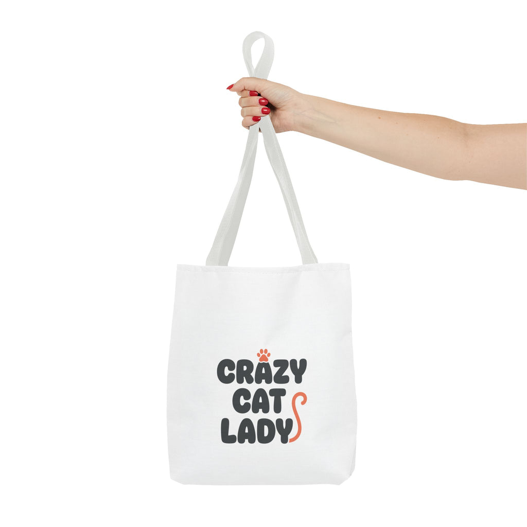 Cracy Cat Ladies Tote Bag — Cute All-Over-Print Cat Design