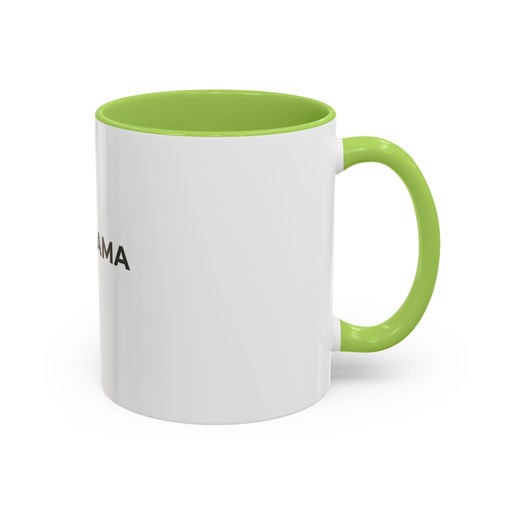 Fur Mama Accent Coffee Mug — Pet Mom Paw Print Gift (11/15 oz)
