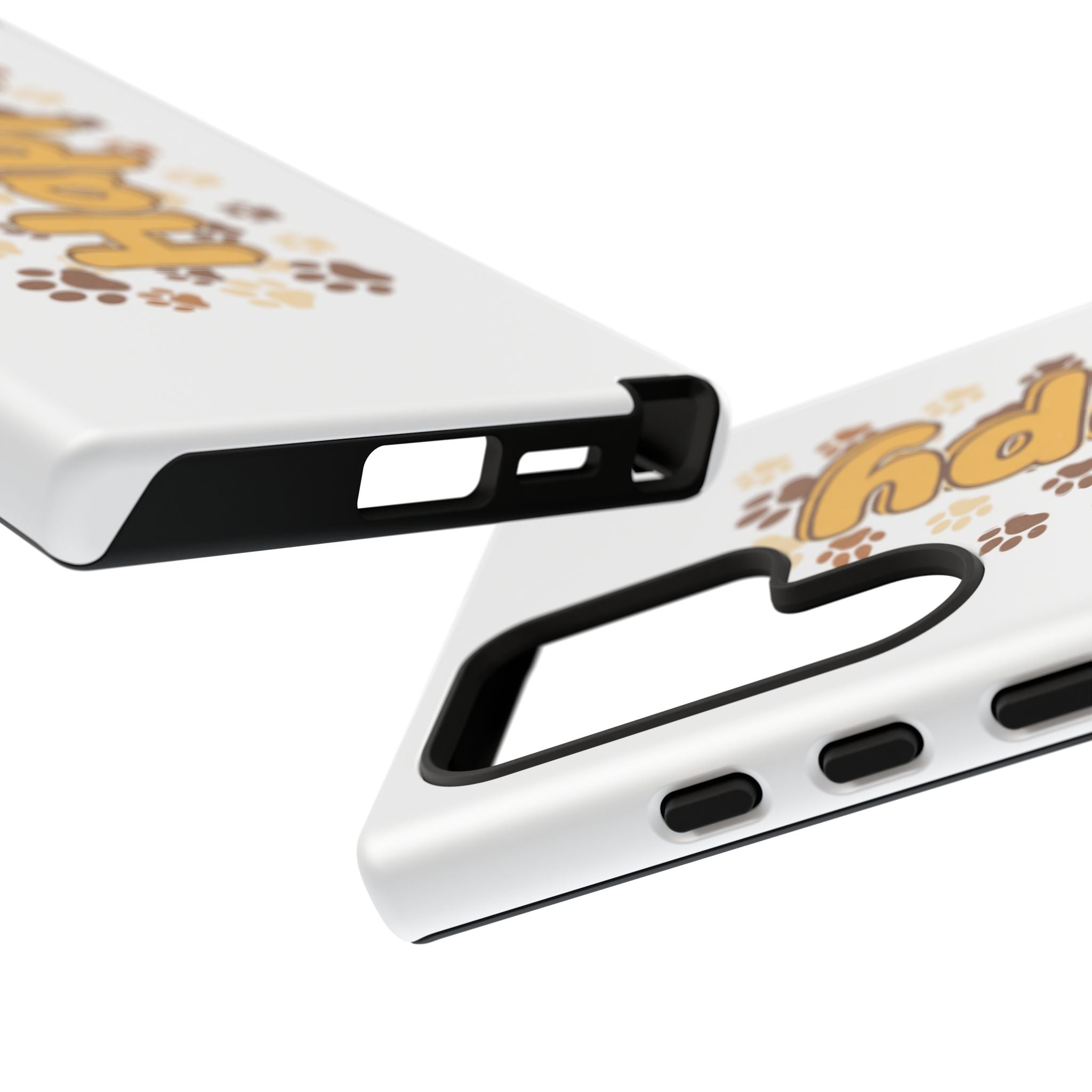 Happy Paw Phone Case — Cute Dog Paw Print iPhone Cover